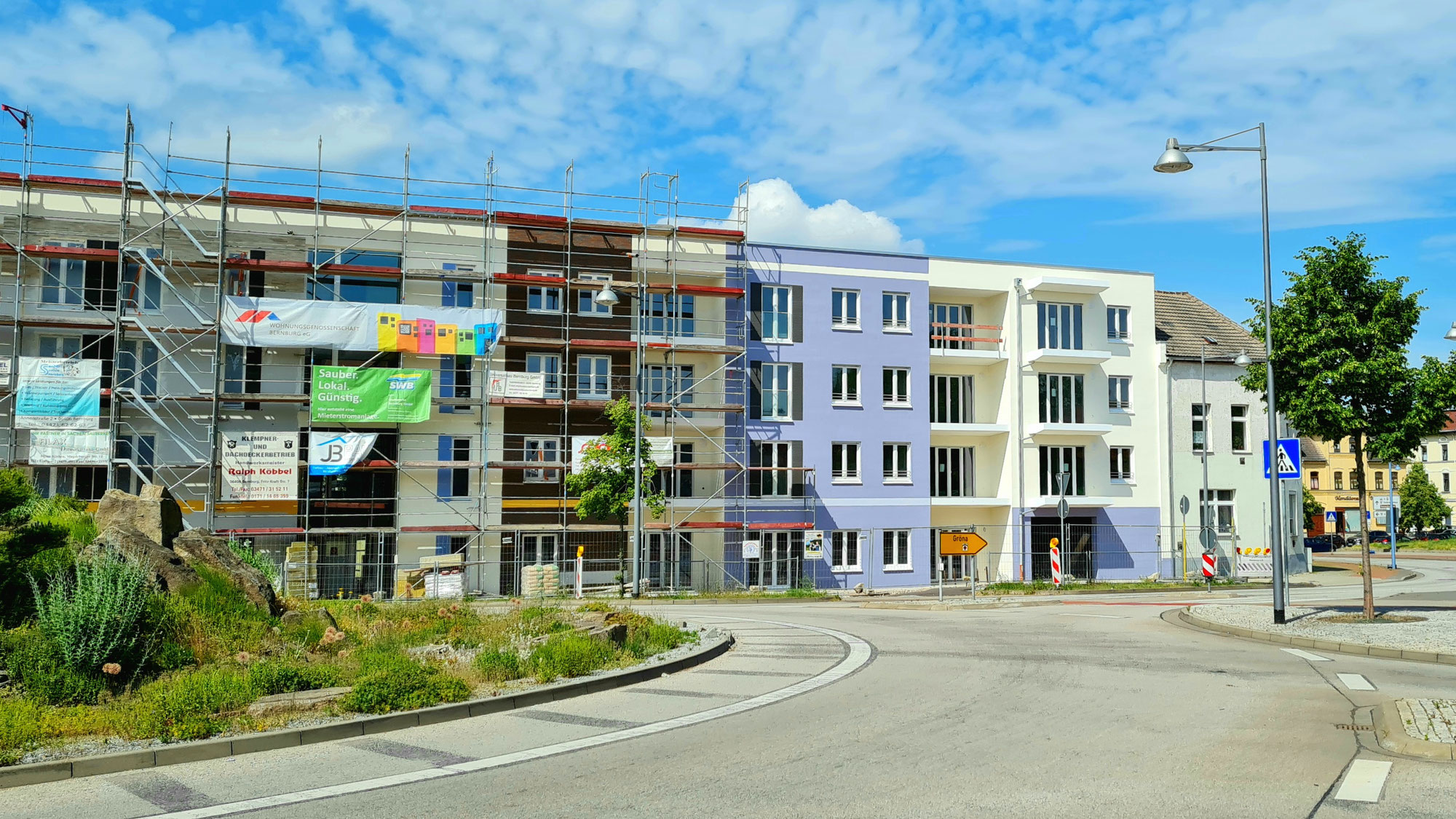 Schick und teuer, das neue Appartementhaus am Kreisverkehr