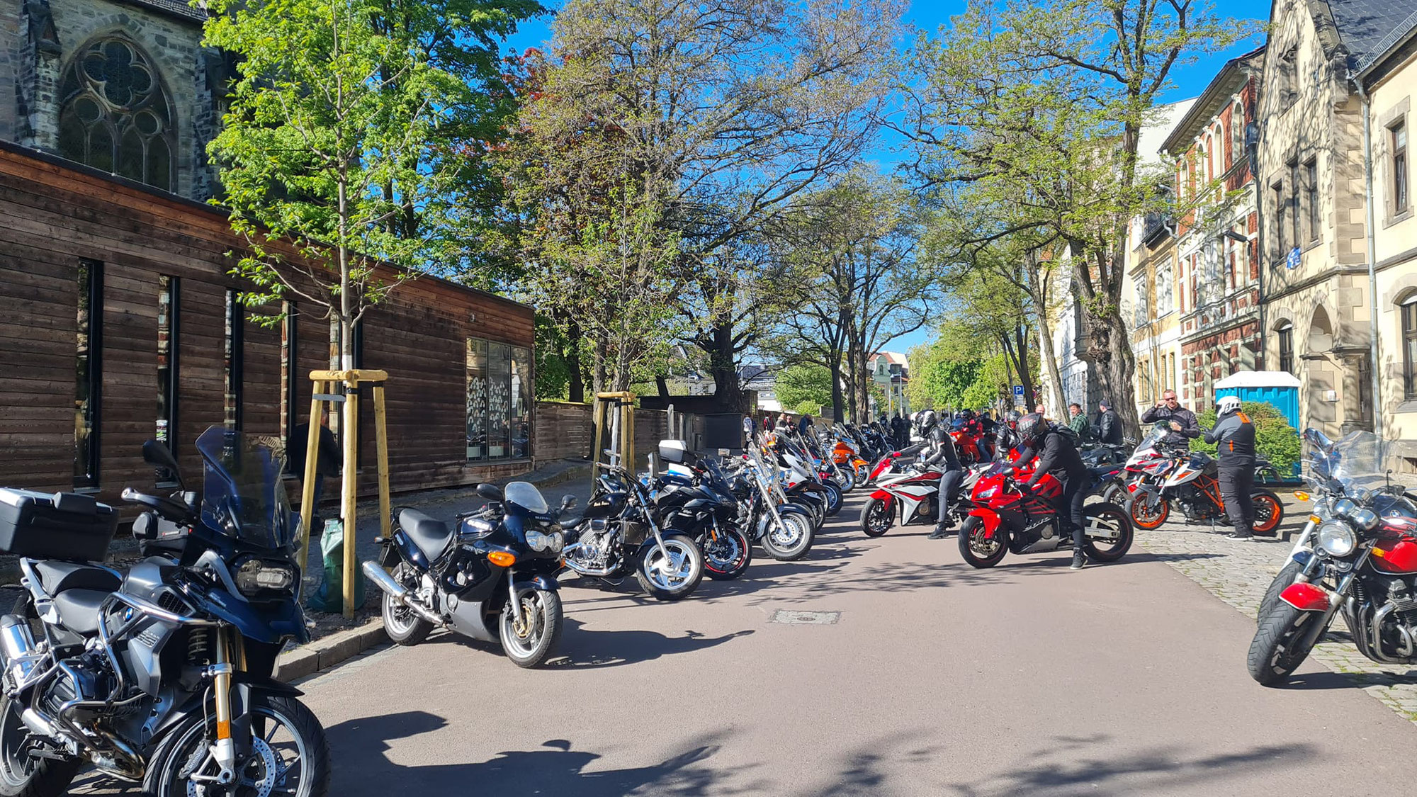 Schon zum 23. Mal Motorradgottesdienst in Bernburg gefeiert
