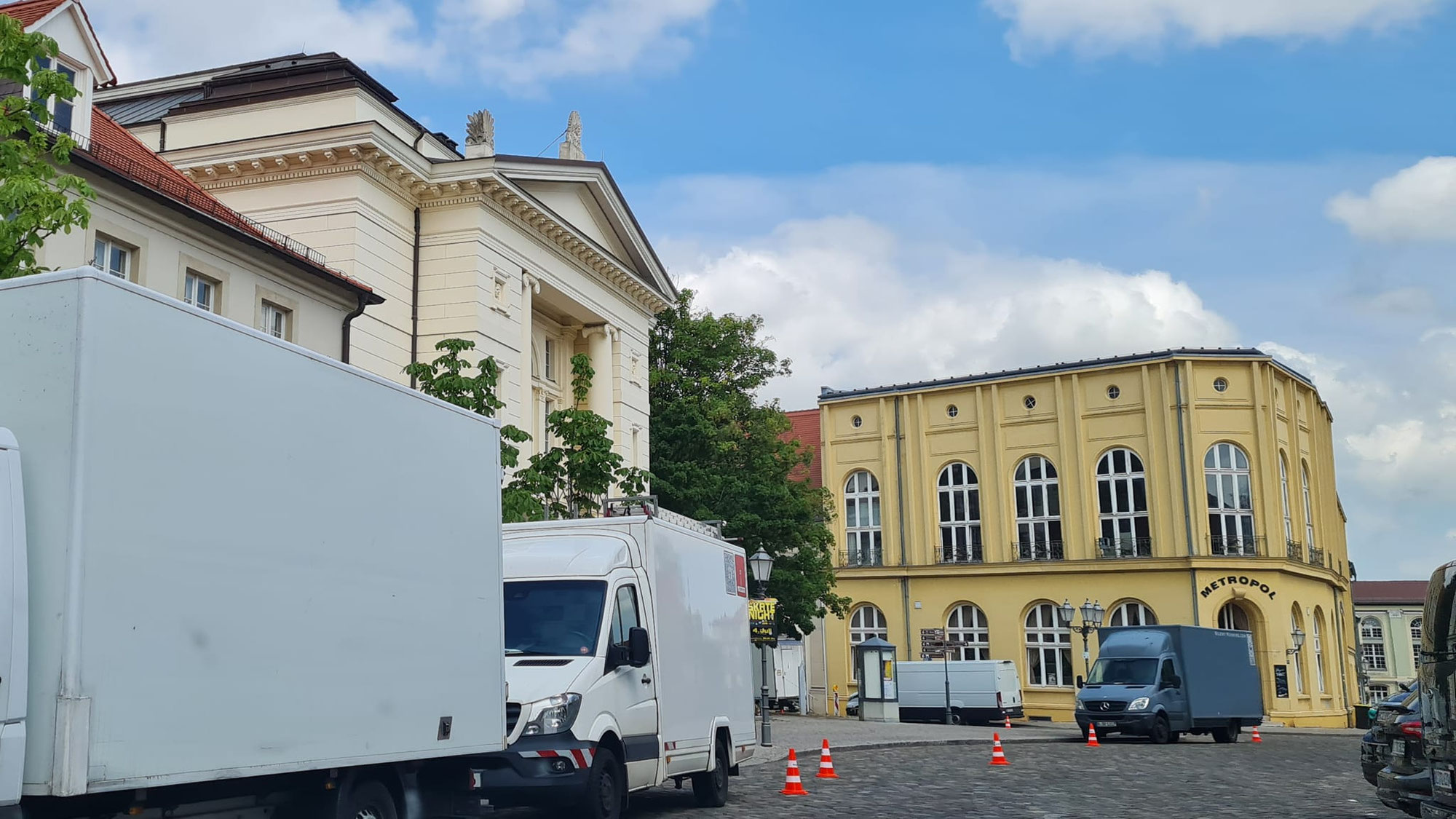 Dreharbeiten zu ZDF-Dokudrama „Ich bin! Margot Friedländer" in Bernburg