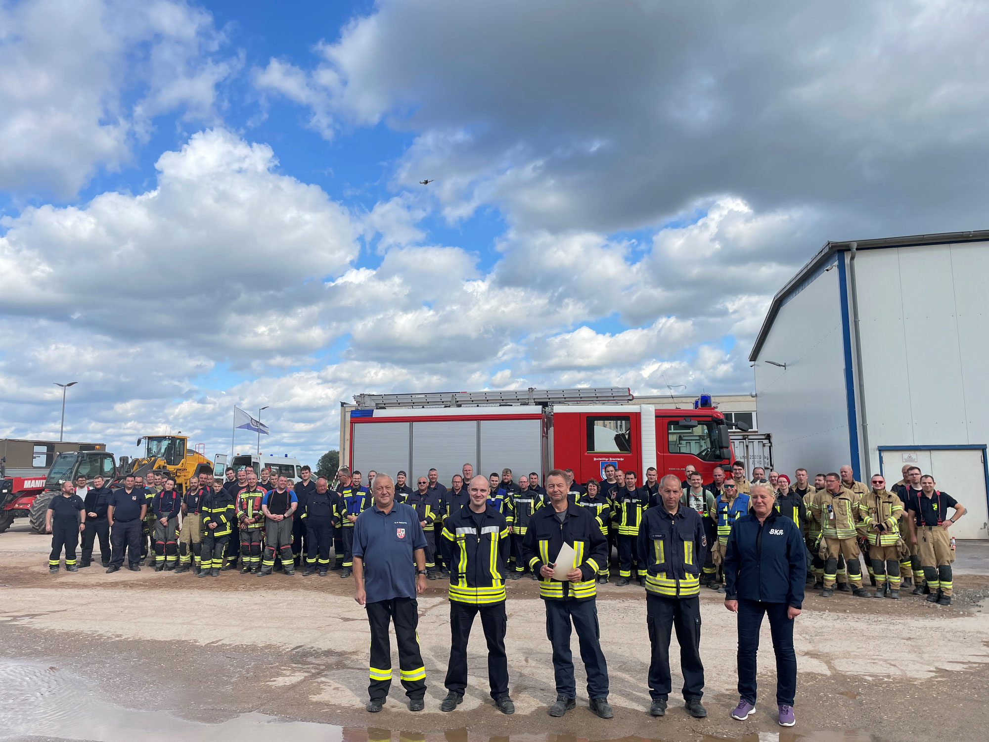 Auszeichung für Feuerwehrkameraden