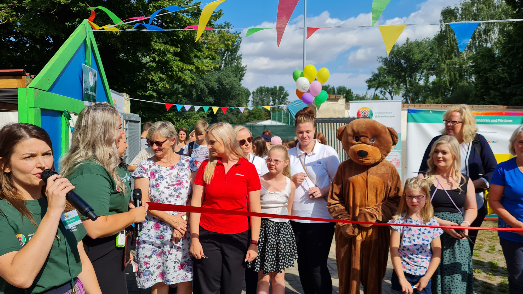 Kinderstadt Bärenhausen in Bernburg eröffnet