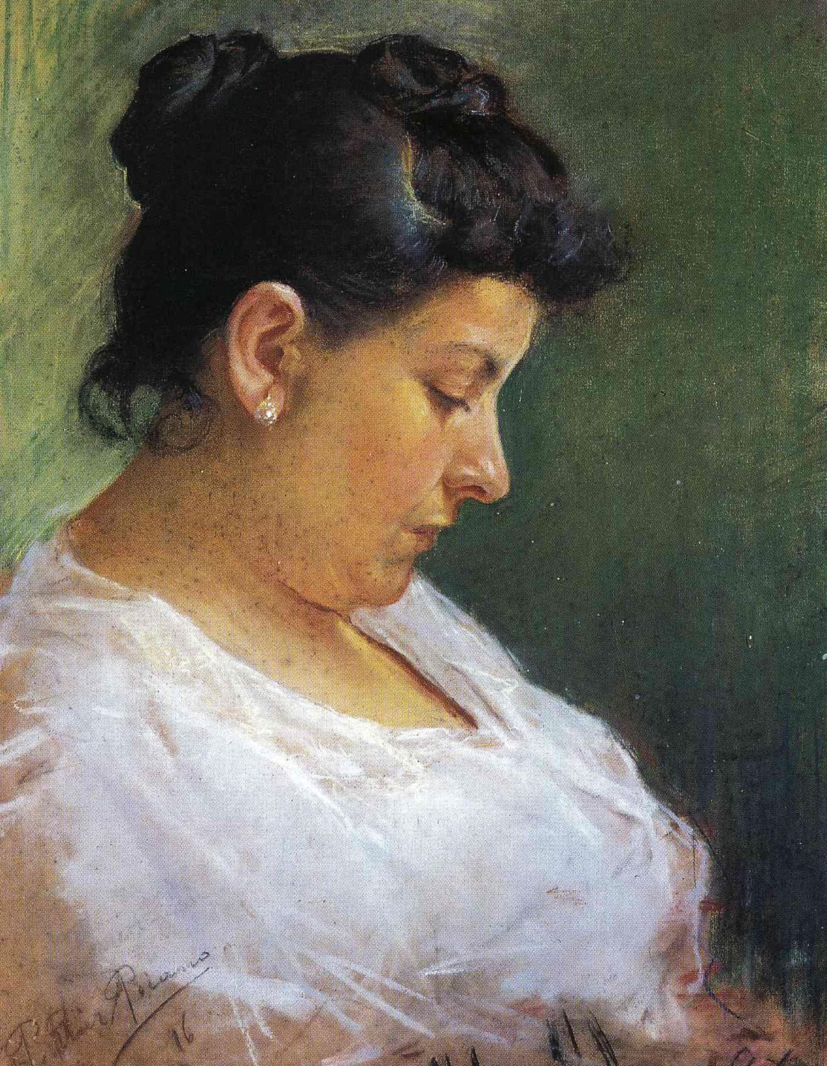 Портрет матери художника - Пабло Пикассо (1896)