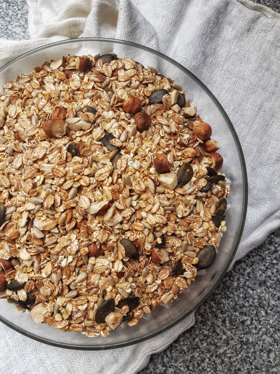 Selbst gemachtes Knuspermüsli