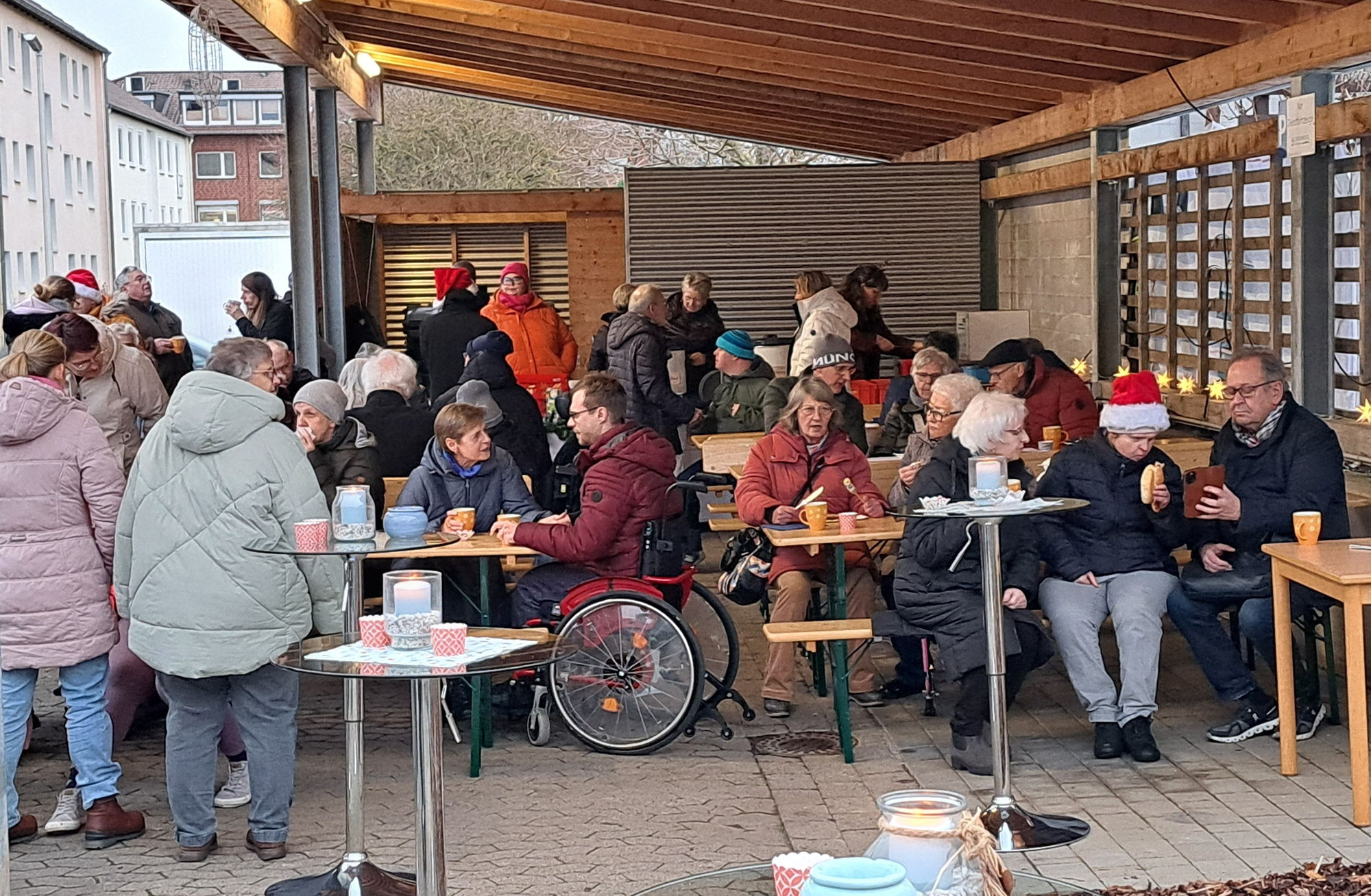 Adventsspektakel im Wohnheim