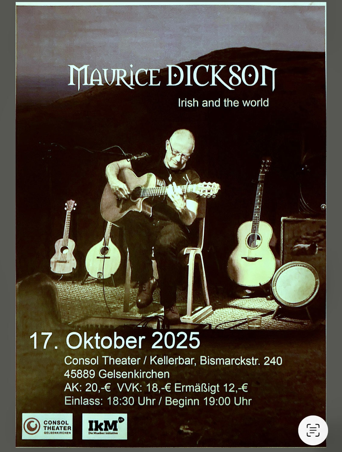 IRISH AND THE WORLD mit MAURICE DICKSON