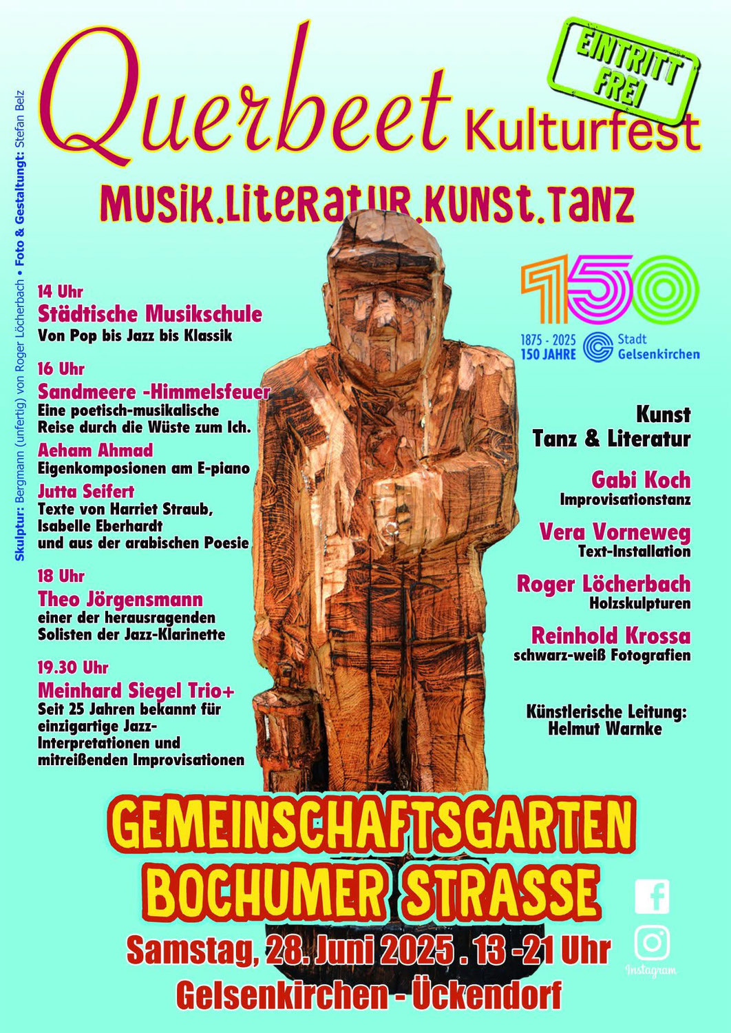 8. QUERBEET Kulturfest 2025 im Gemeinschaftsgarten Bochumer Str.