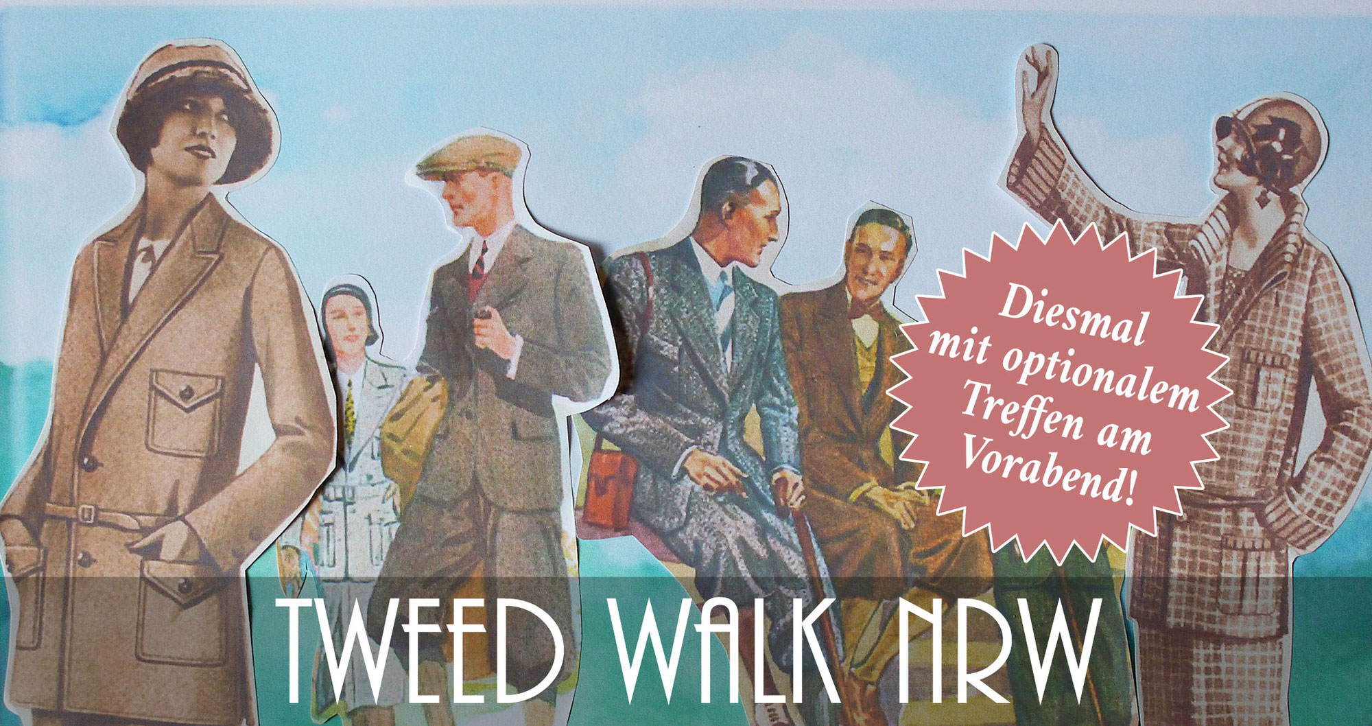Aufruf zum 6. "Tweed Walk" / Call for the 6th "Tweed Walk" / Sonntag, 19. November 2023, Aachen