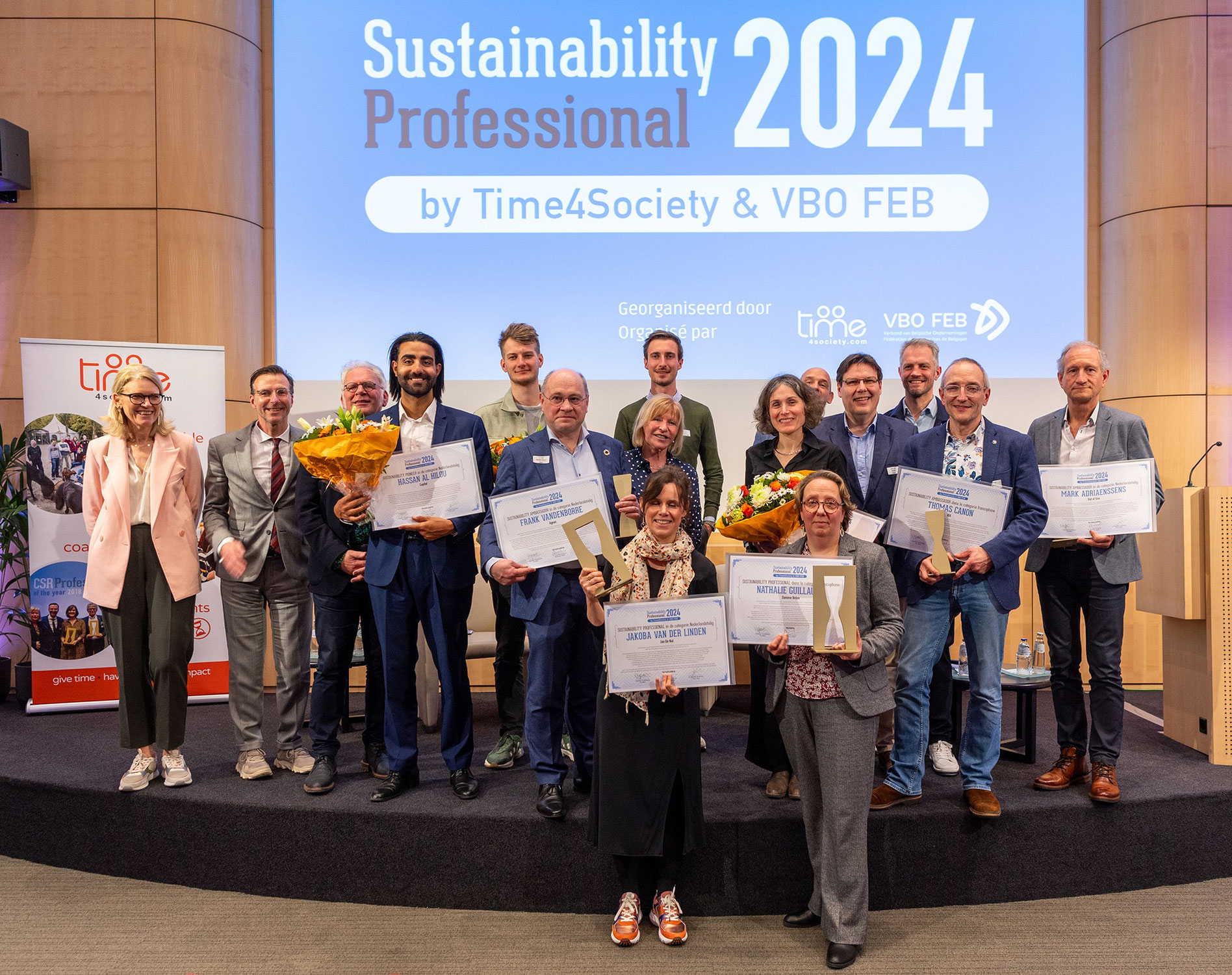 Prix Sustainability Pioneer 2024 par la FEB et Time4Society