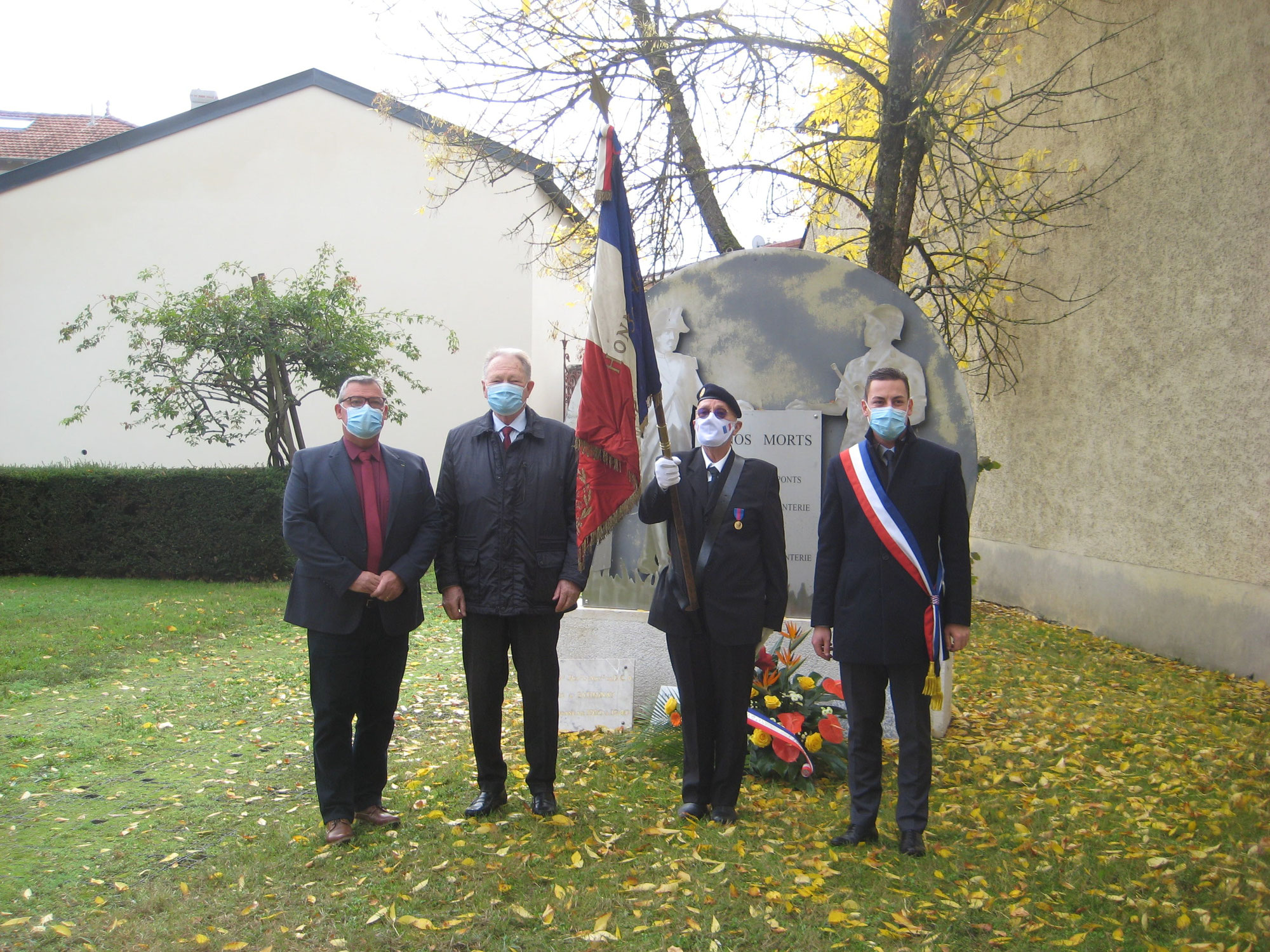 10 octobre 2020 : Cérémonie du Souvenir et assemblée générale à Sathonay-Camp (année COVID...)