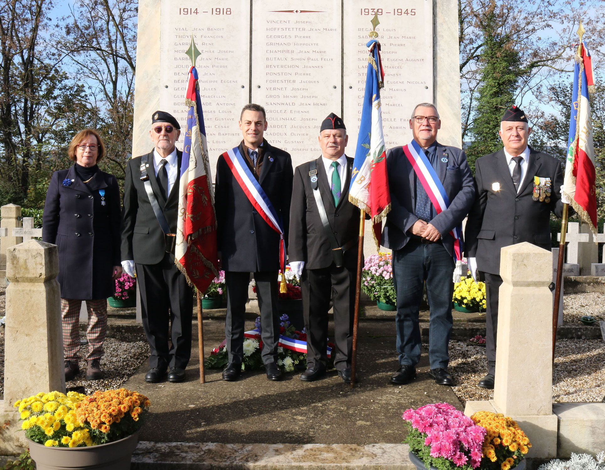 11 novembre 2023 : Célébrations de l'Armistice du 11 novembre 1918
