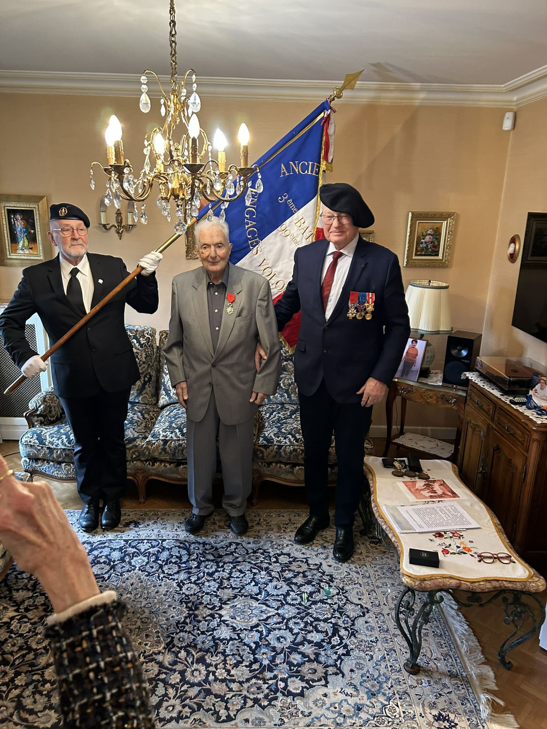 18 janvier 2025 : Robert MAGDELEINE, 100 ans, chevalier de la Légion d'Honneur