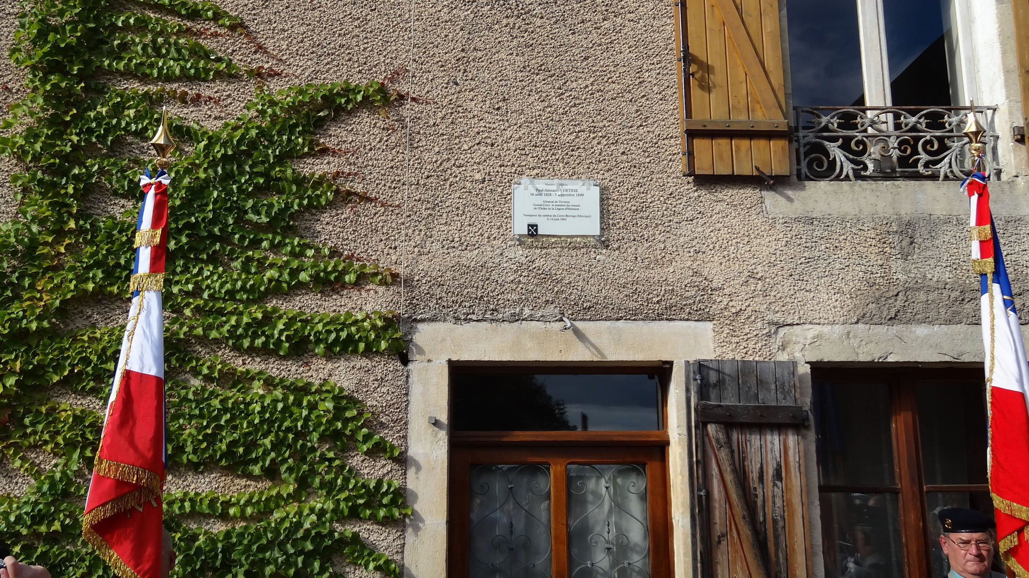 15-16 septembre 2012 : Inauguration d'une stèle en mémoire du capitaine DÉTRIE