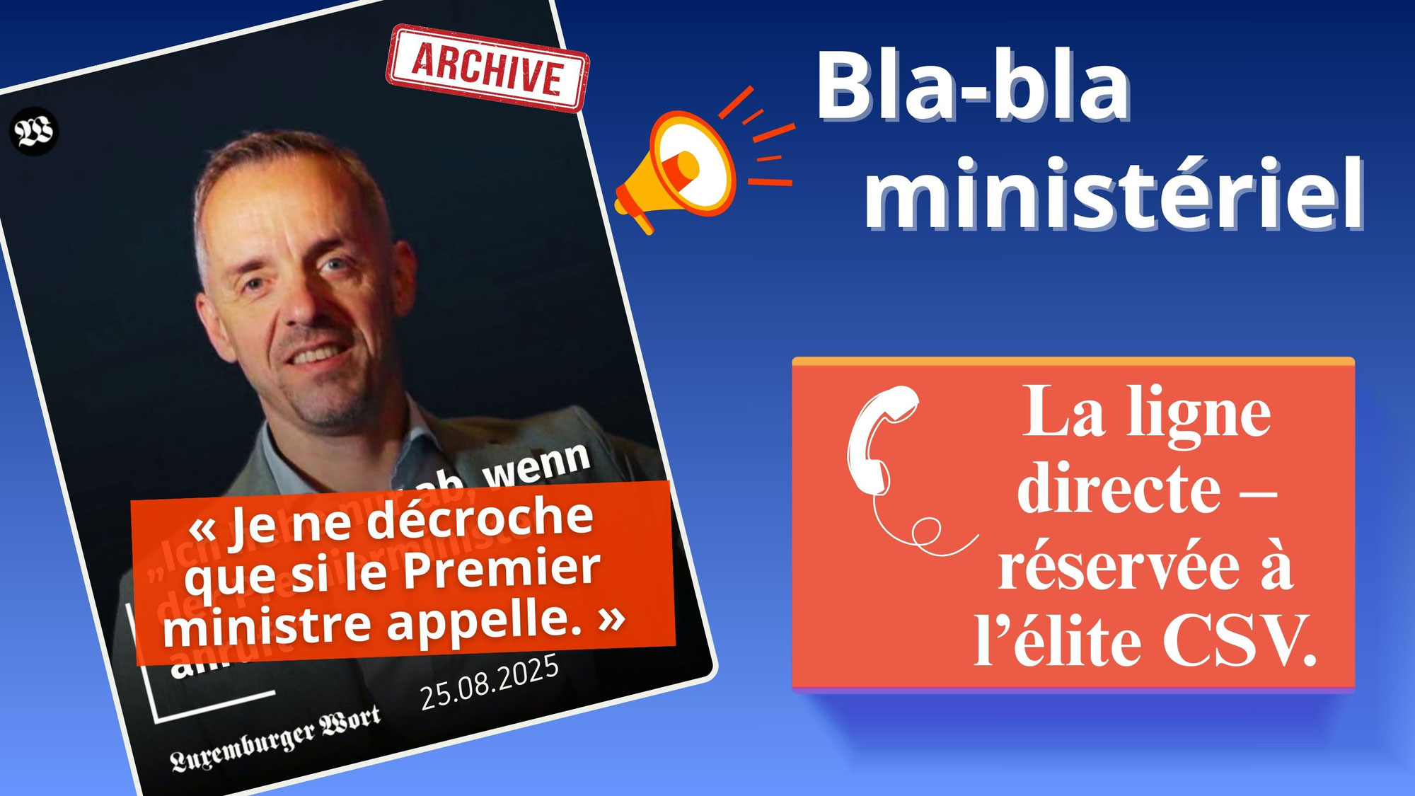 Georges Mischo décroche sélectivement