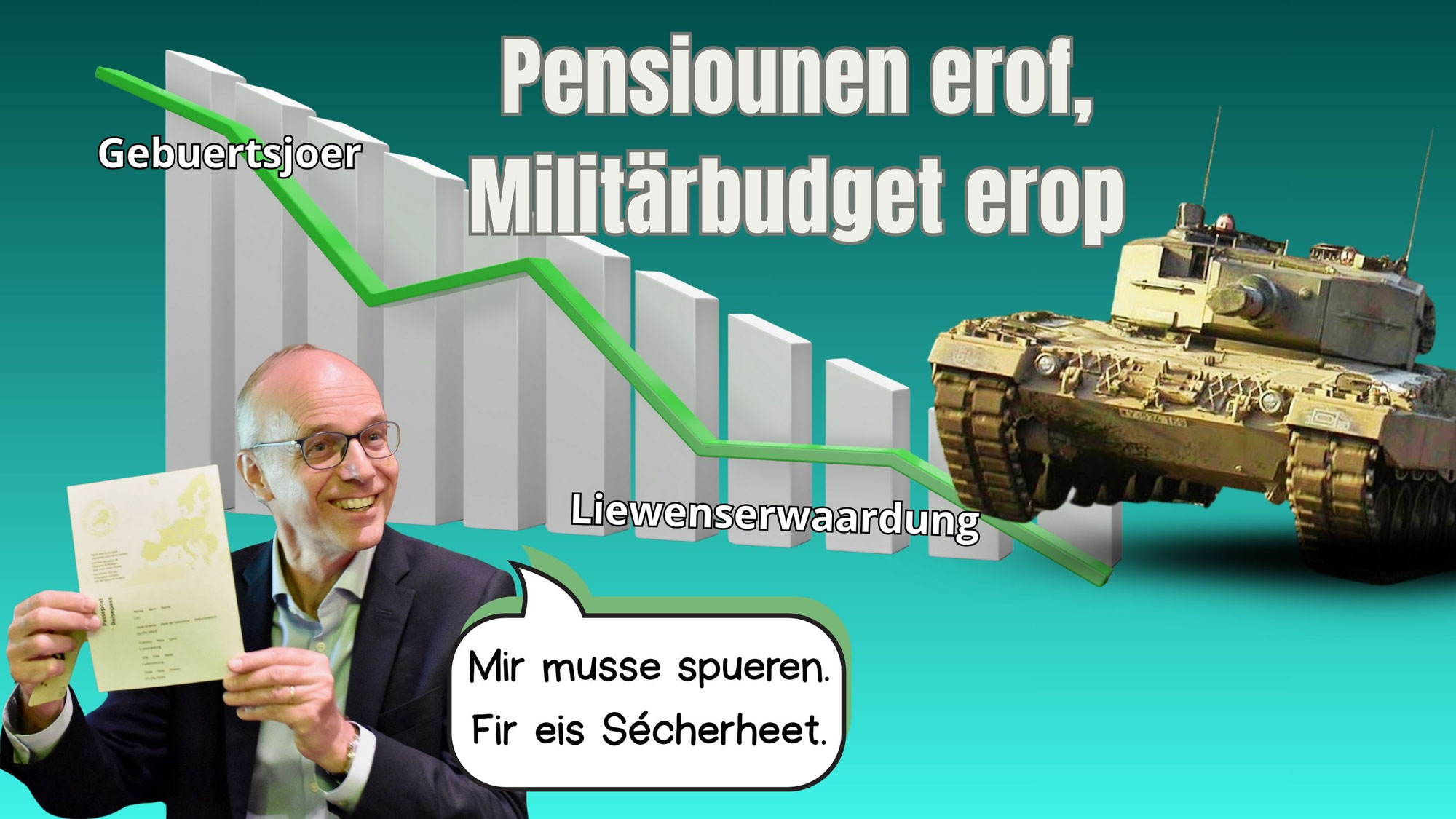 D'Rentemauer kritt Rëss