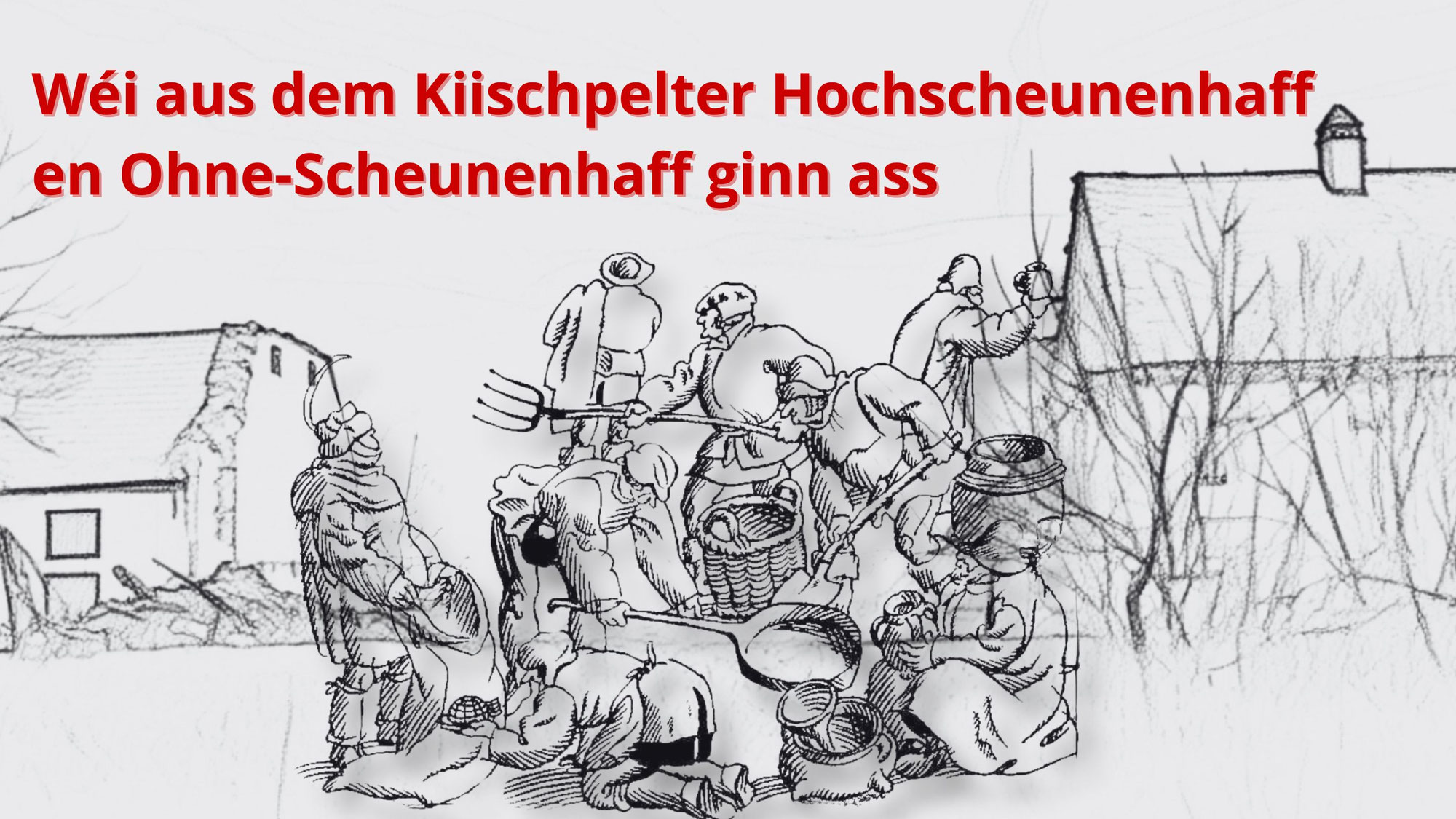 Wéi aus engem Hochscheunenhaff en Ohne-Scheunenhaff ginn ass