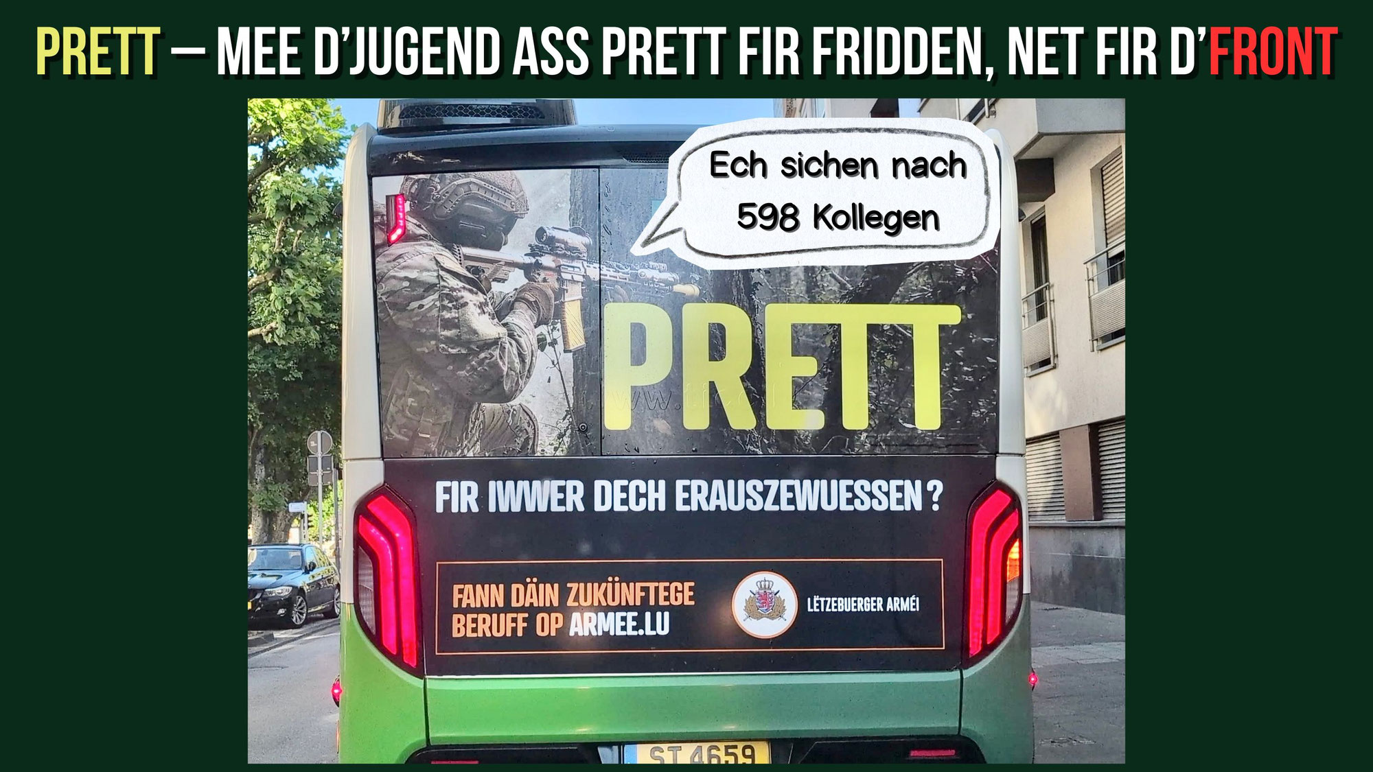 Nei Reklammenaktioun vun der Arméi