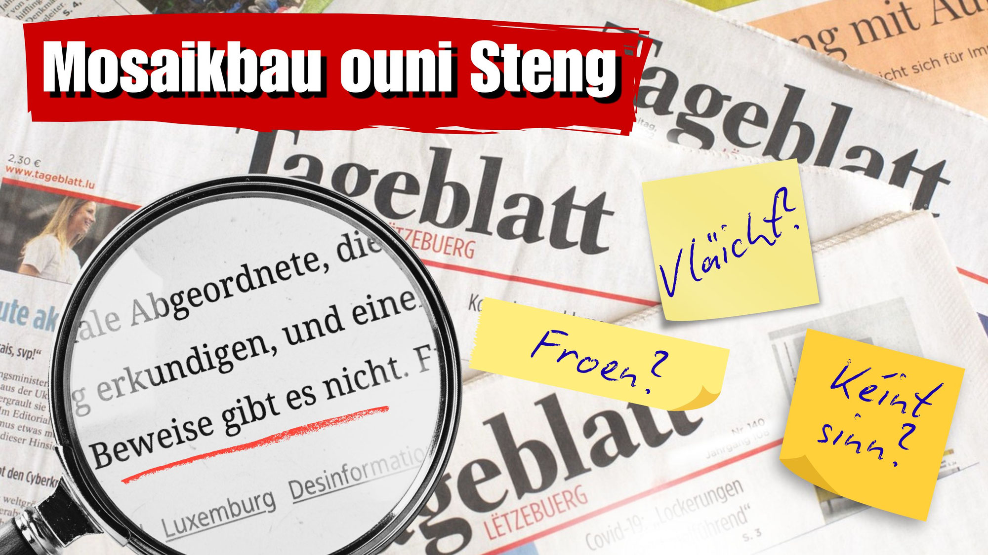 Tageblatt‑Leitartikel