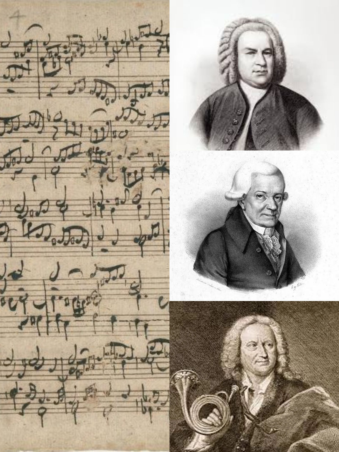 Bach, Haydn, Stölzel, les origines des chants …