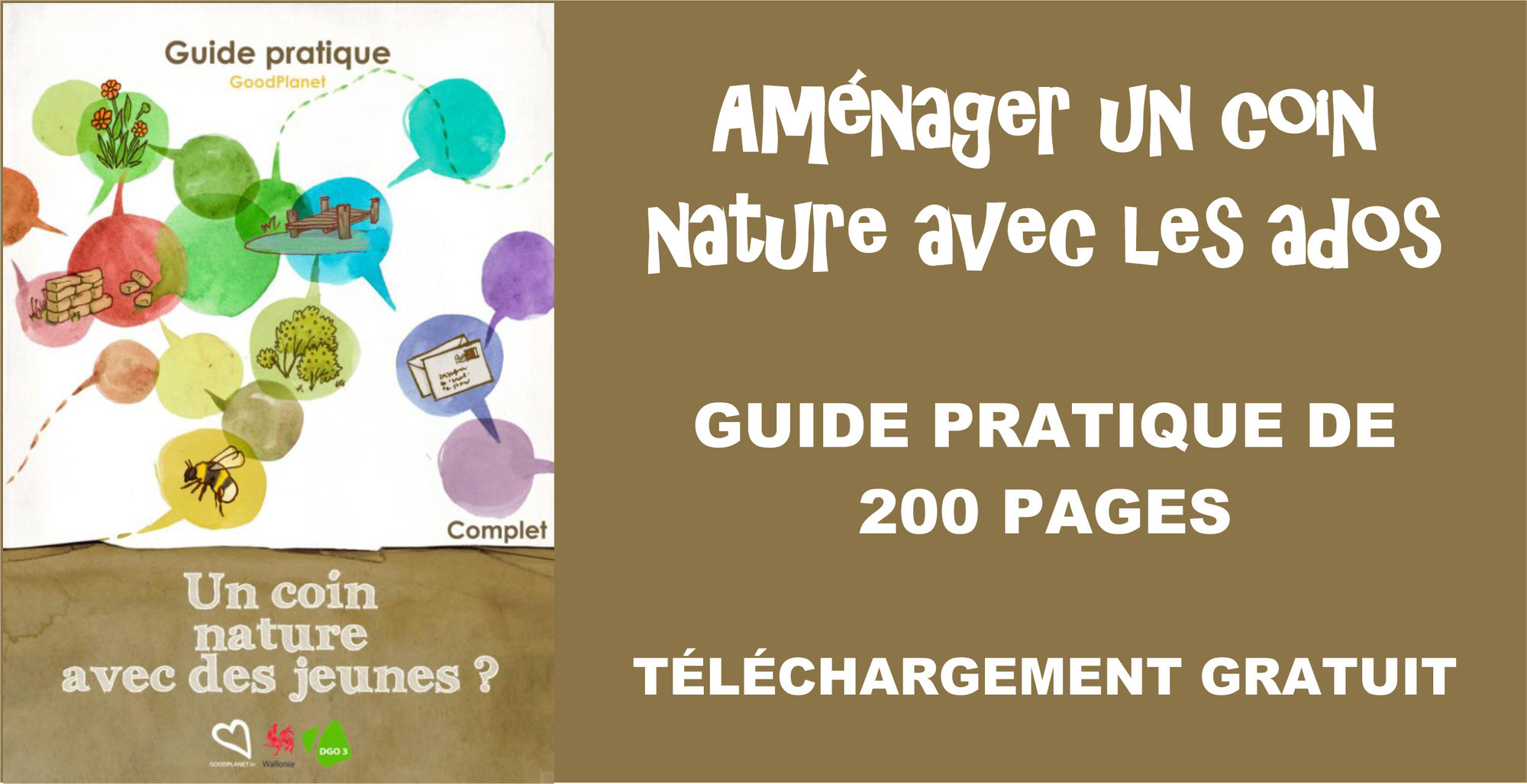 CONSTRUIRE UN COIN NATURE AVEC LES ADOS: un guide gratuit de 200 pages à télécharger