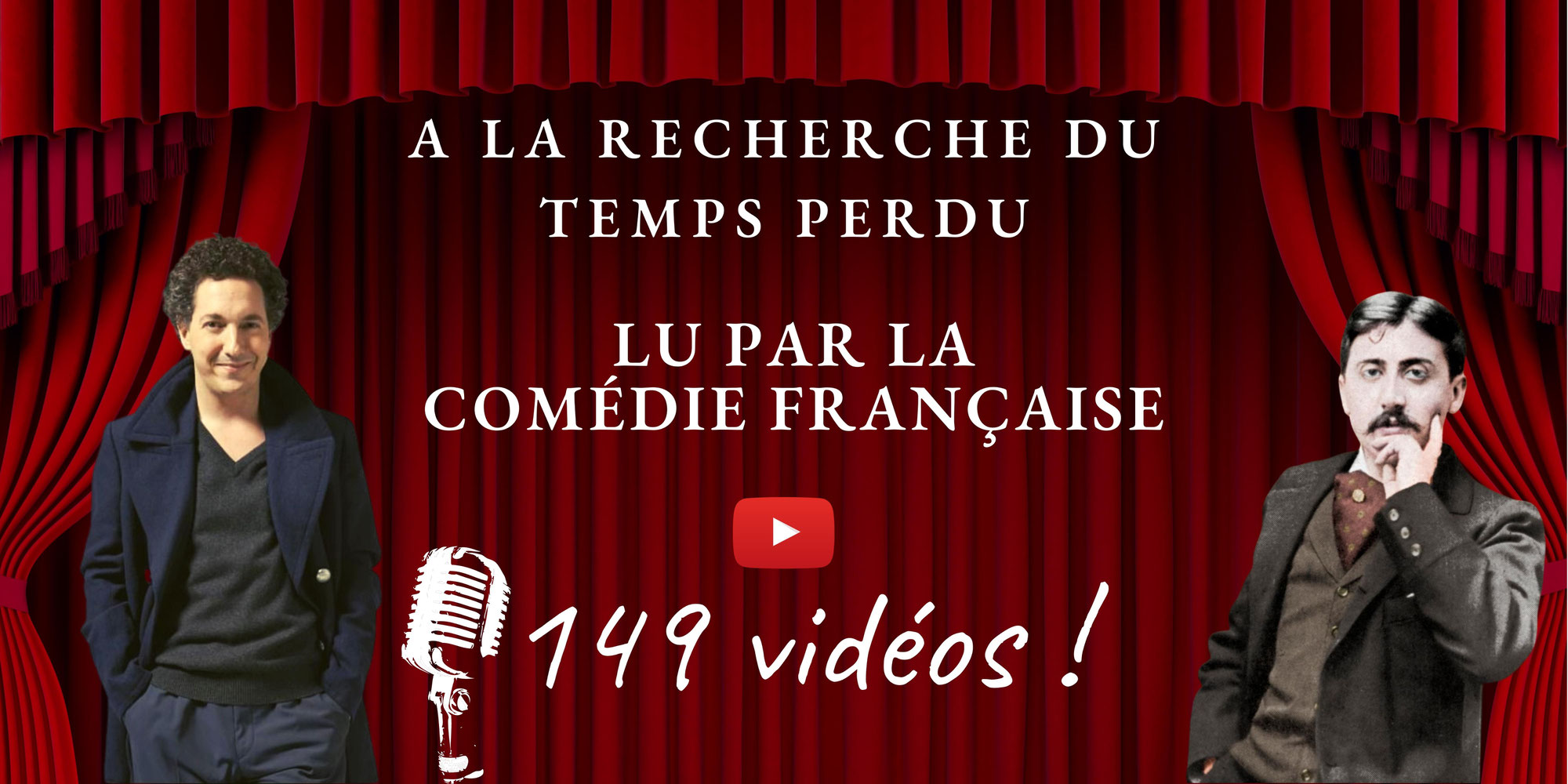 A LA RECHERCHE DU TEMPS PERDU lu par la Comédie Française - 149 vidéos gratuites!