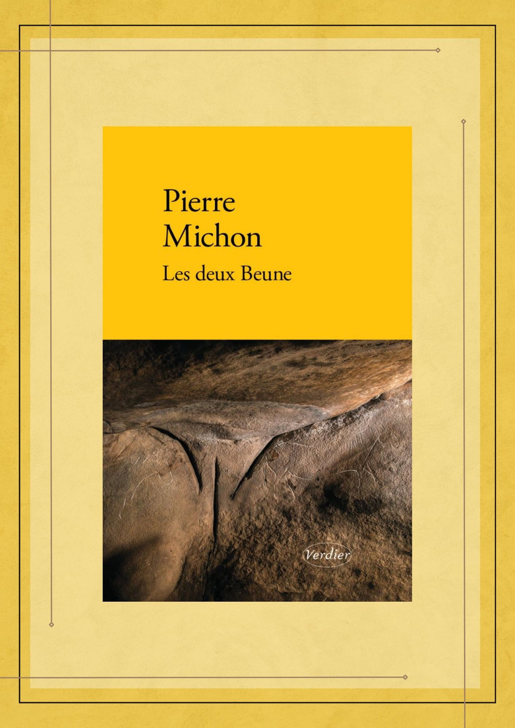 Les deux Beune, Pierre Michon, Verdier