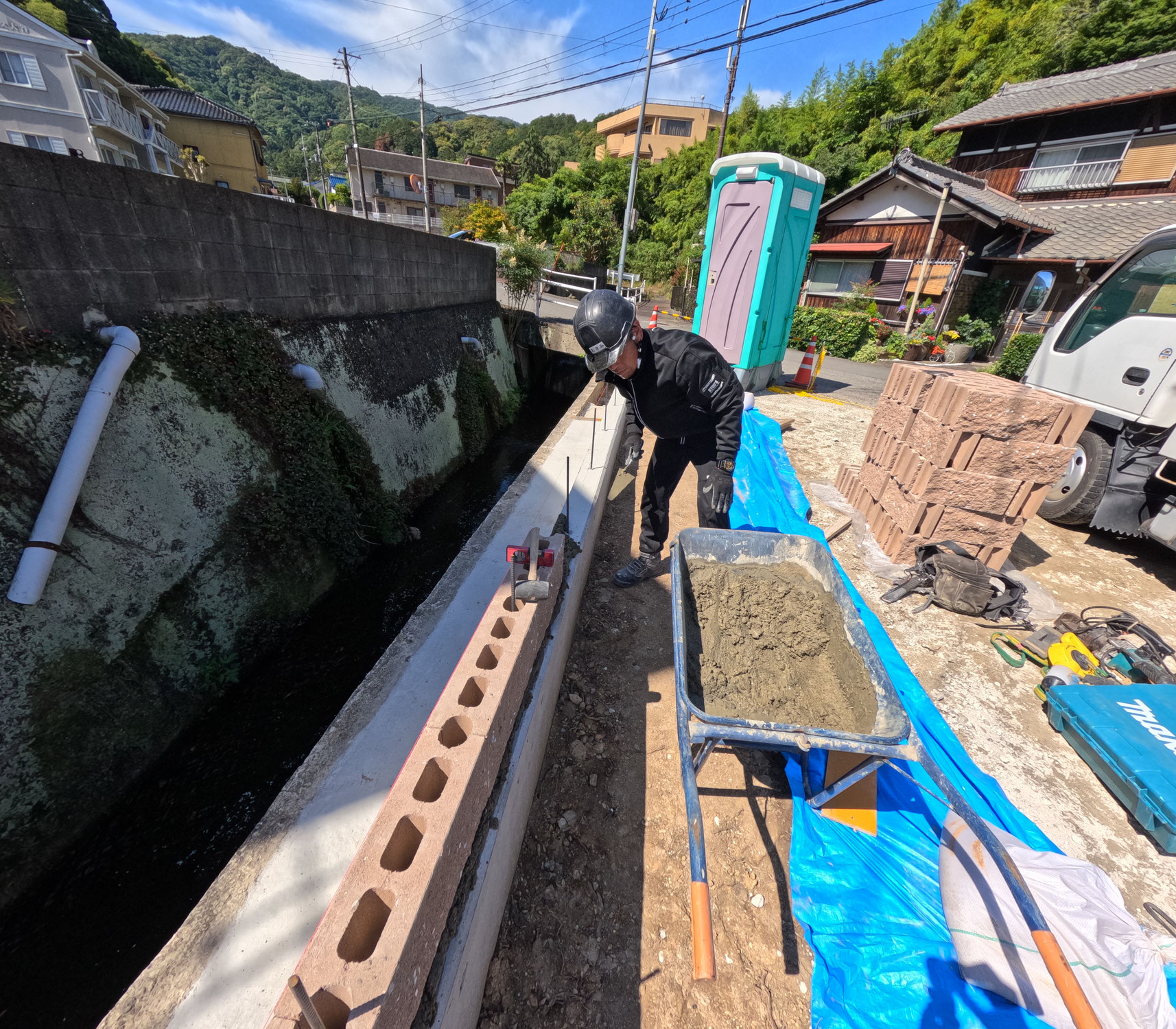 ブロック積み