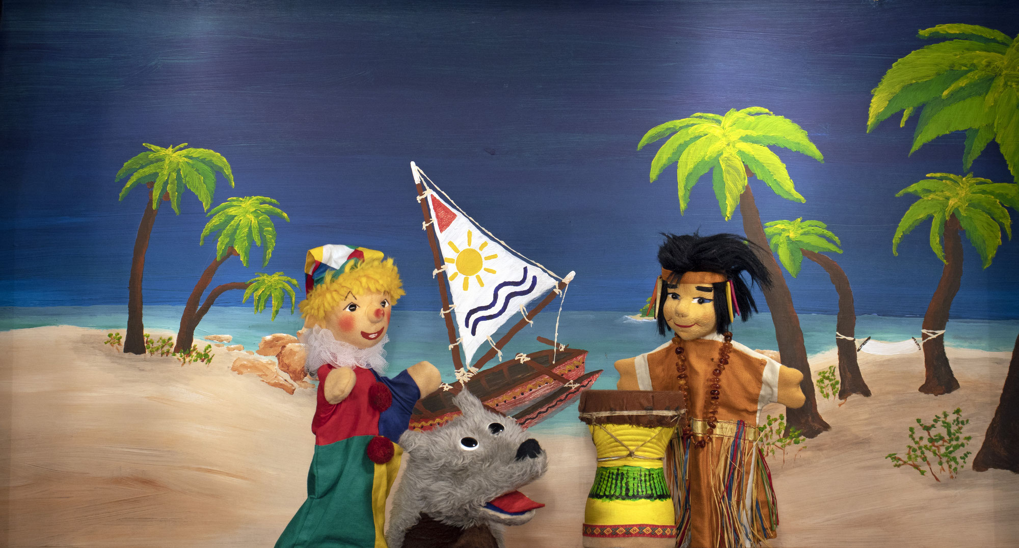 Friedburger Puppenbühne - Kasperl auf der Kokosnuss-Insel