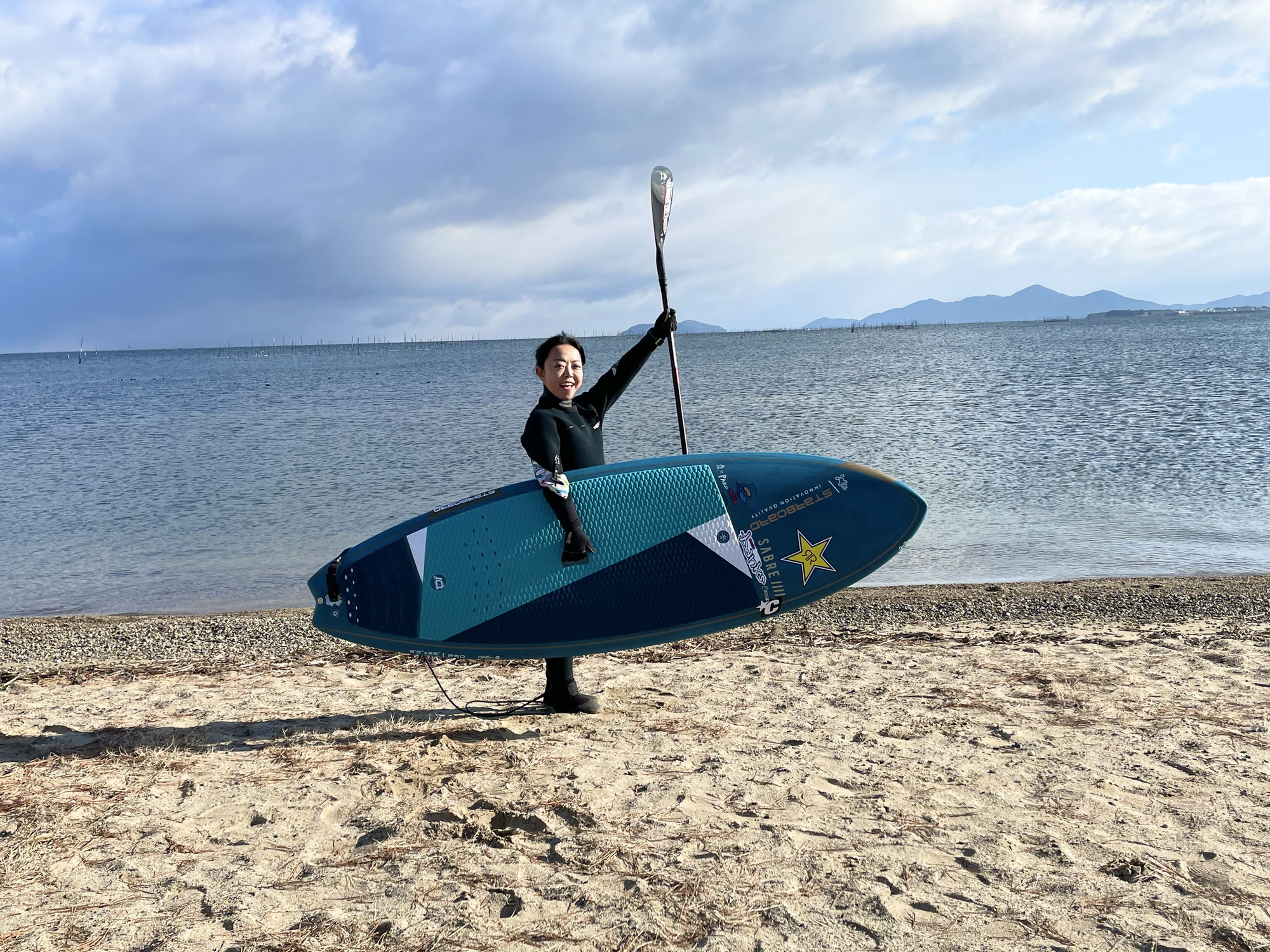 今日は琵琶湖トレーニング☆彡