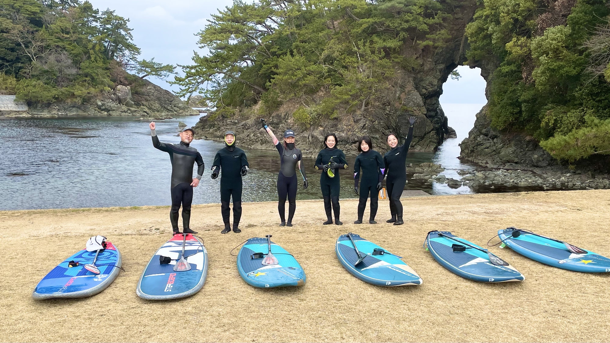 最高の景色でSUPクルージングでした☆