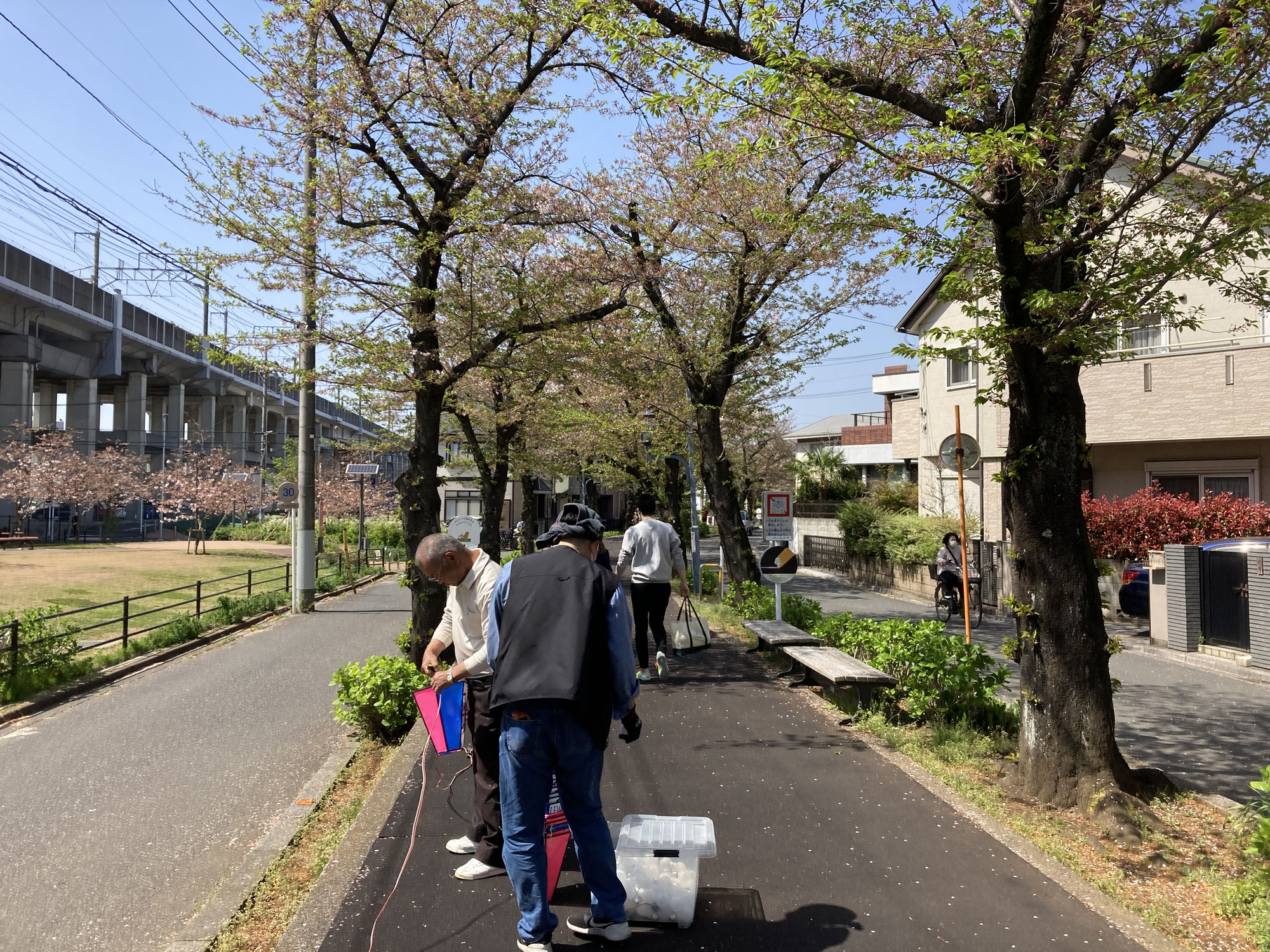 西南さくら　ボンボリ取り外し