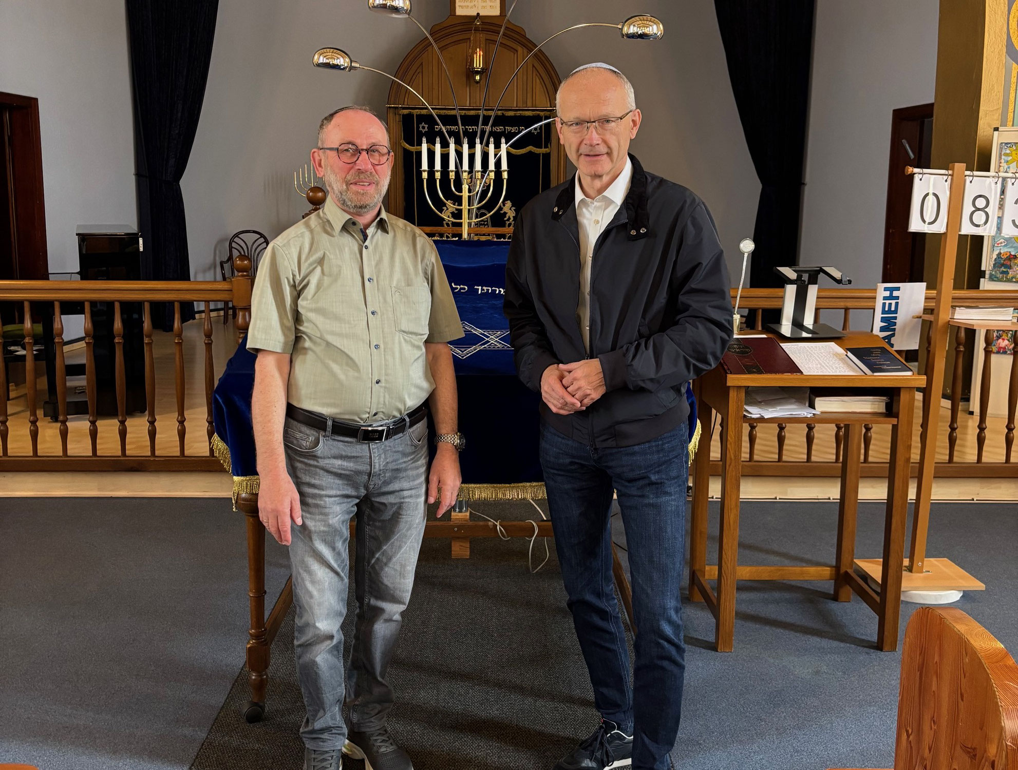Dr. Helmut Martin besucht jüdische Kultusgemeinde in Bad Kreuznach
