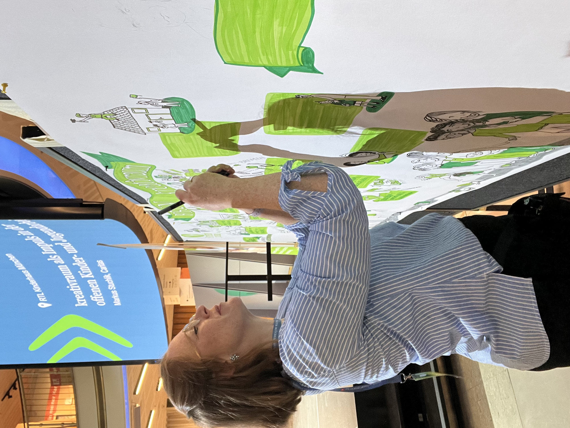 Graphic Recording beim FORUM kreativraum: Bildung, Kreativität und Talententfaltung sichtbar machen