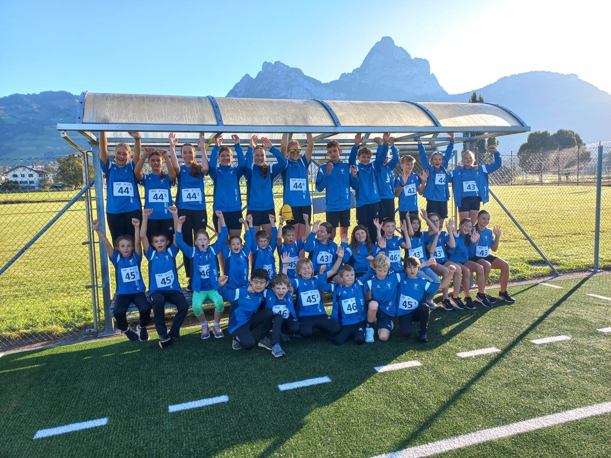 Podestplatz am Jugendsportfest 2025