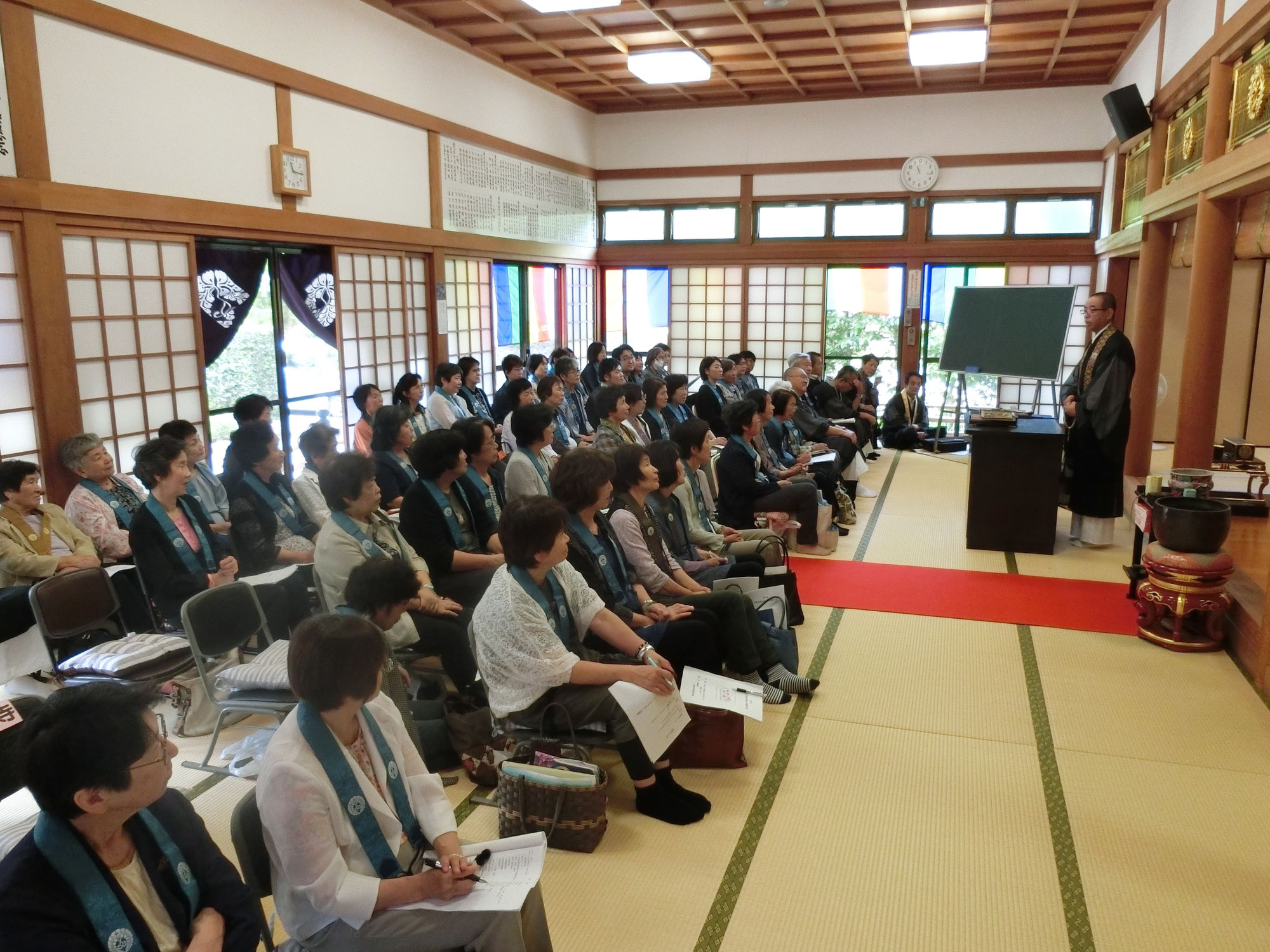 【婦人会】【総代会】年に１度の仏教婦人会と総代会