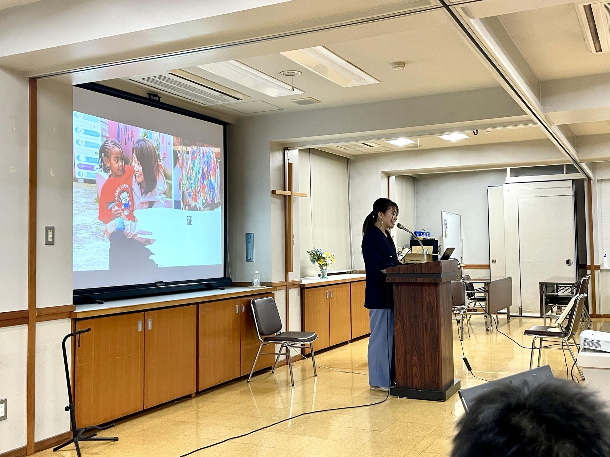 活けるキリスト一麦教会で活動報告をさせていただきました。