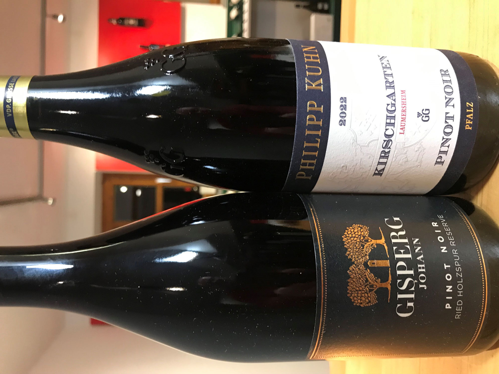 Burgundisch: Pinot noir aus D und A