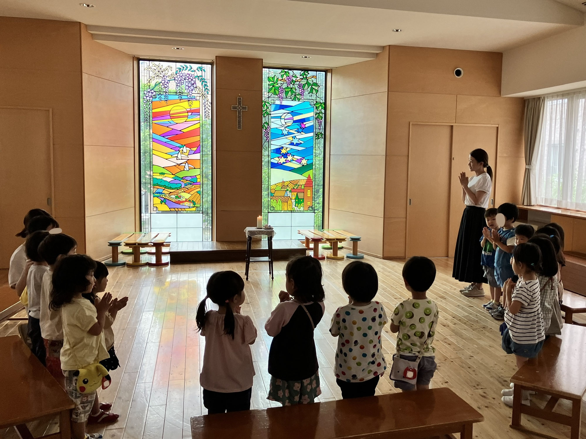 一学期感謝のお祈りを行いました