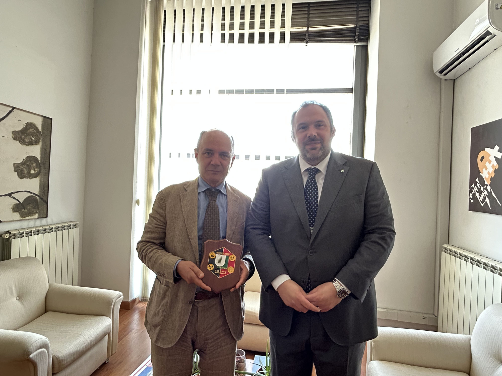 Importante incontro istituzionale presso il Ministero degli Affari Esteri tra il Prof. Andrea Malizia e il Consigliere di Ambasciata Marcello Cavalcaselle