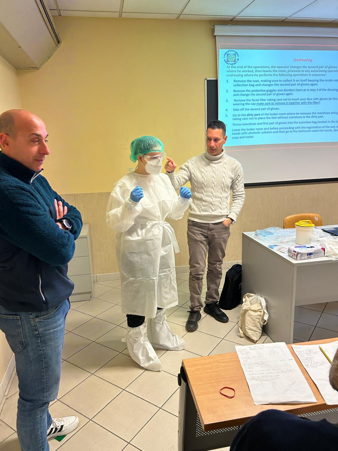 Biological Module Successfully Completed for the 1st Level International Master Courses in Protection Against CBRNe Events