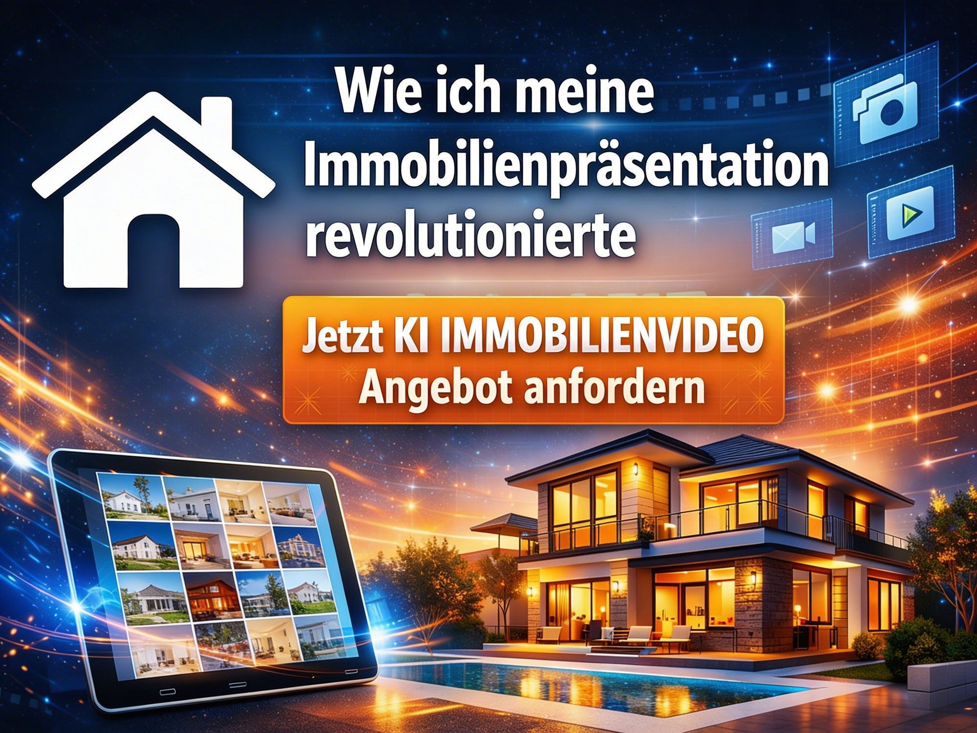 Wie ich meine Immobilienpräsentation revolutionierte | Jetzt KI Immobilienvideo Angebot anfordern.