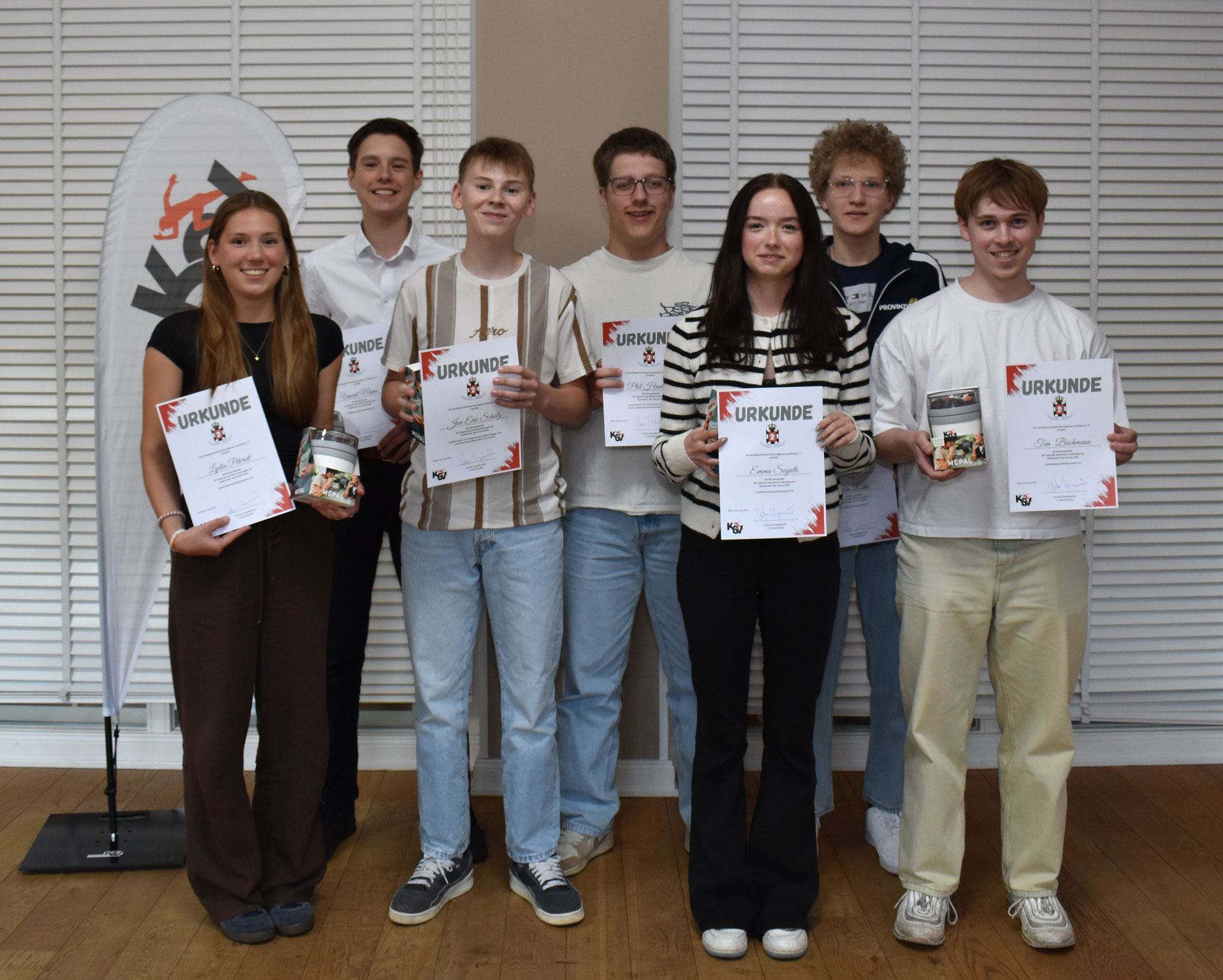 Meisterehrung des KSV für die Badminton Spielgemeinschaft Schwarzenbek-Büchen-Müssen