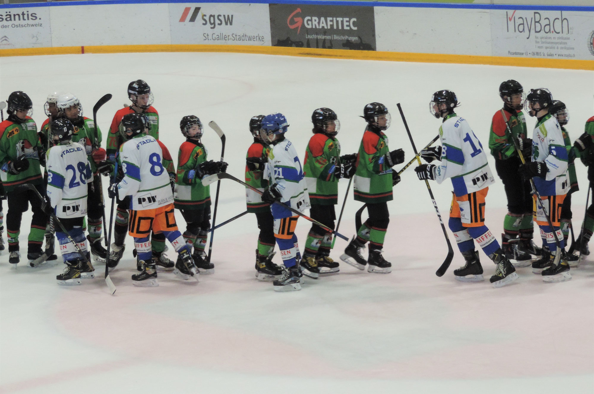 Grossartiger Auswärtssieg vom Team SCW U15 gegen den HC Eisbären St. Gallen