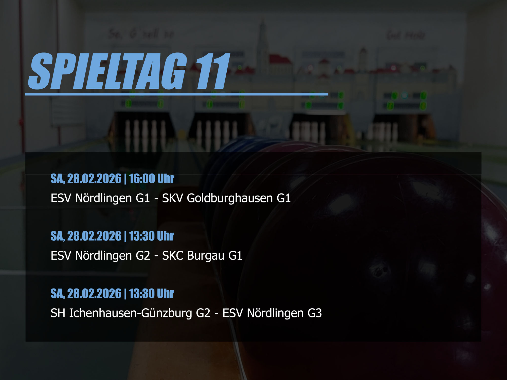 11. Spieltag