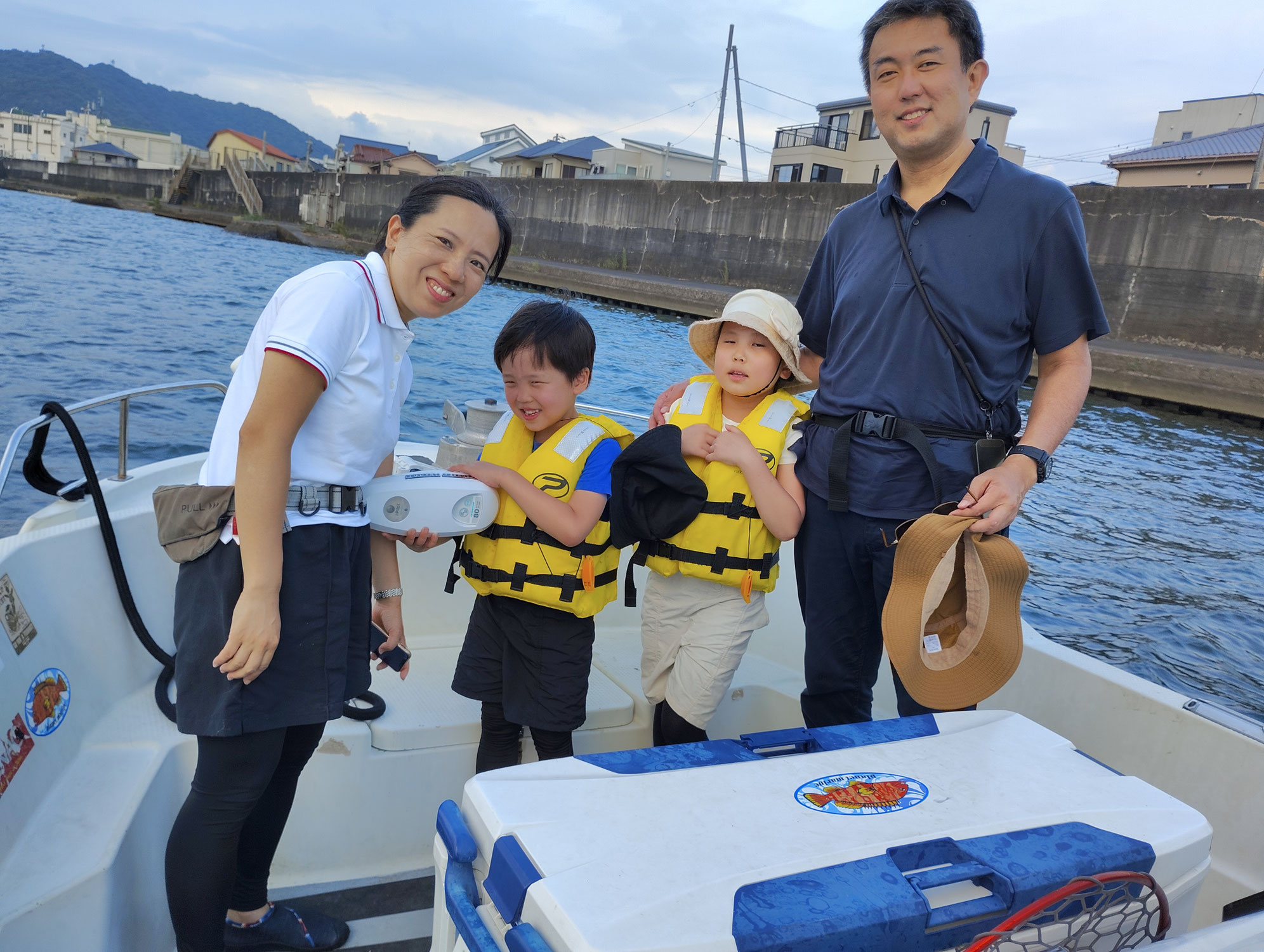 8月3日　午後便4名様磯テンヤファミリーフィッシングサポート！