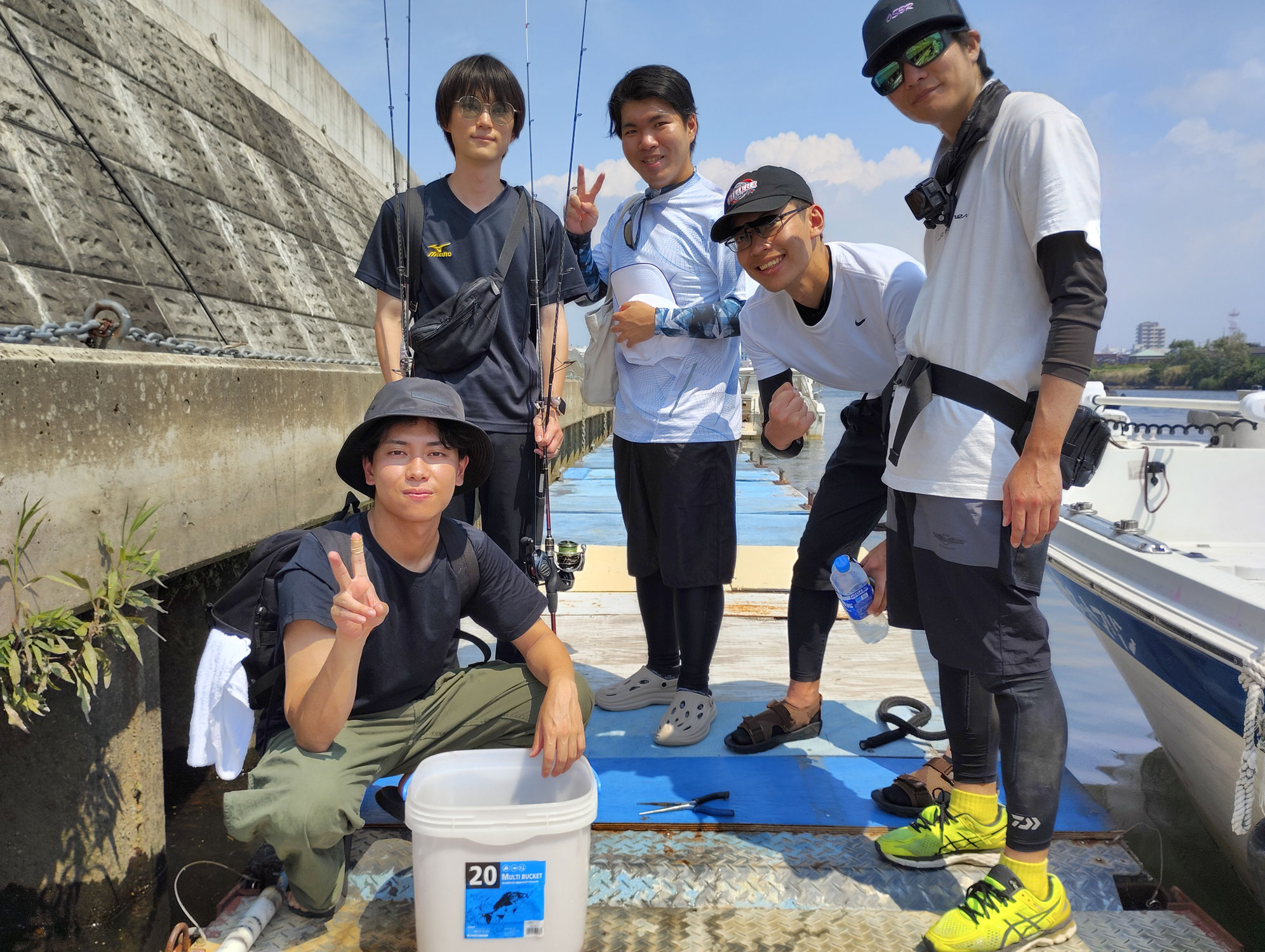 8月4日　午前便5名様磯テンヤ