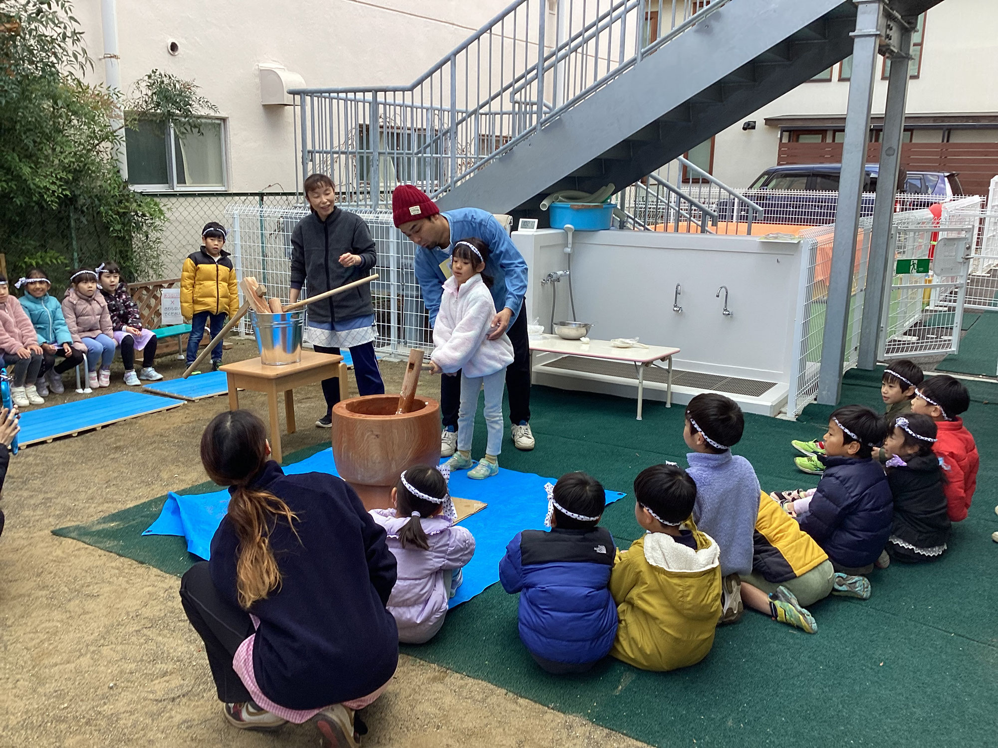 おもちつき会
