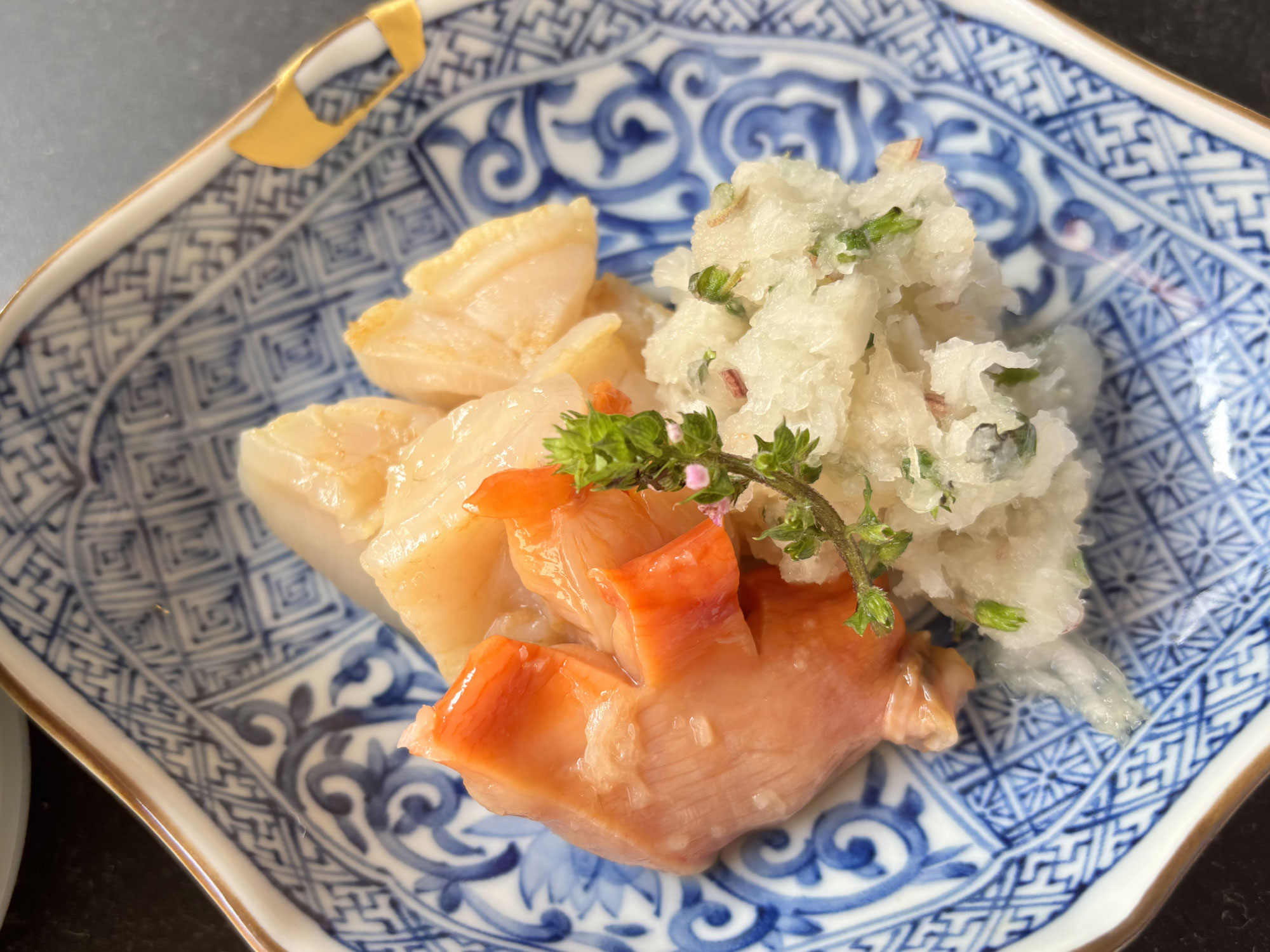 4月　帆立貝と赤貝
