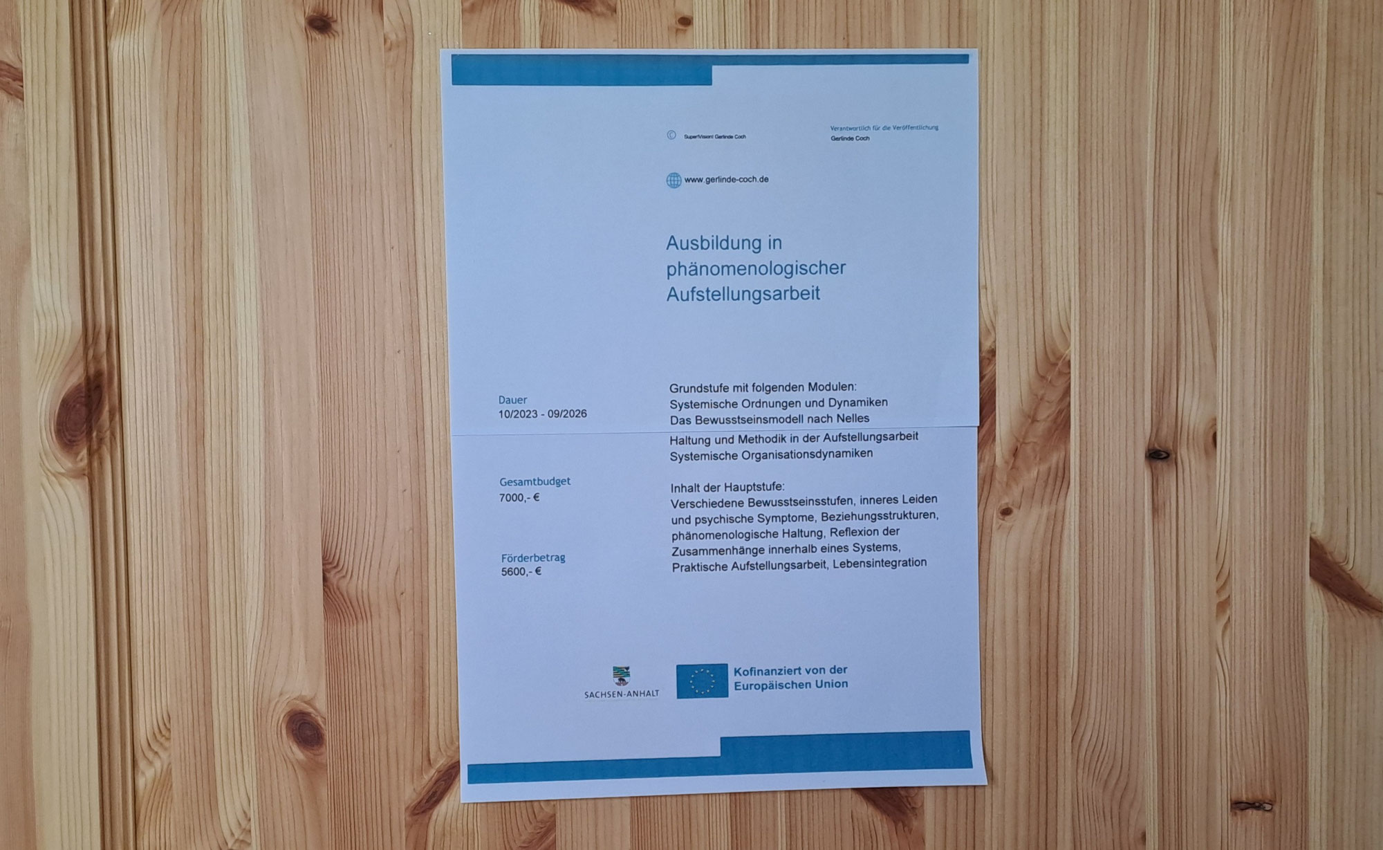 Ein weiterer Schritt - geschafft!