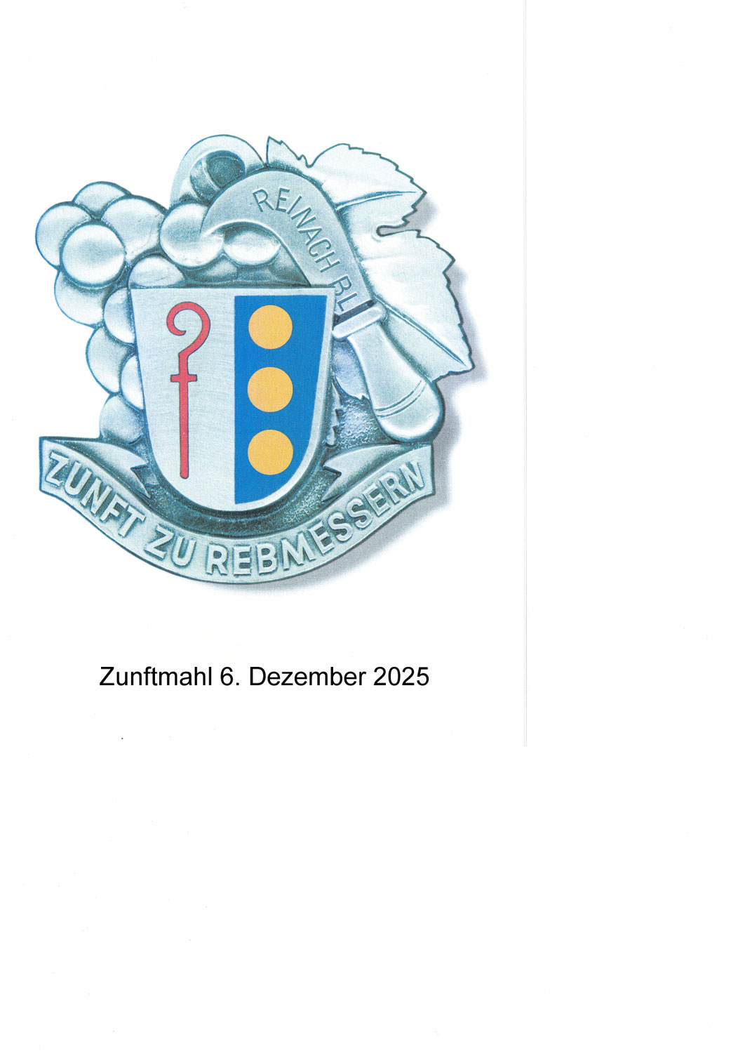 Zunftmahl vom 6.12.2025