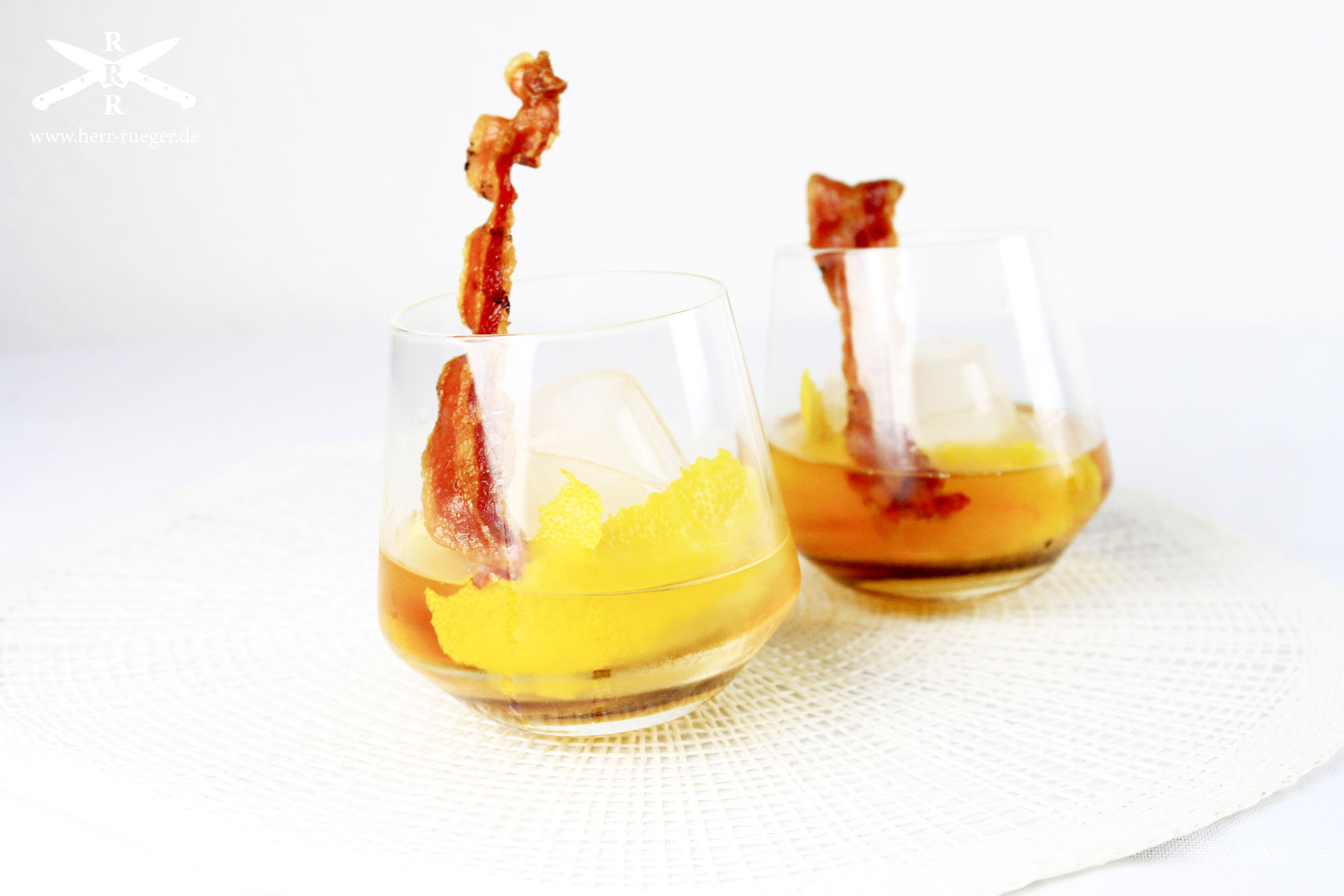 Whisky Sour 'mal anders: Die Bacon-Infusion.